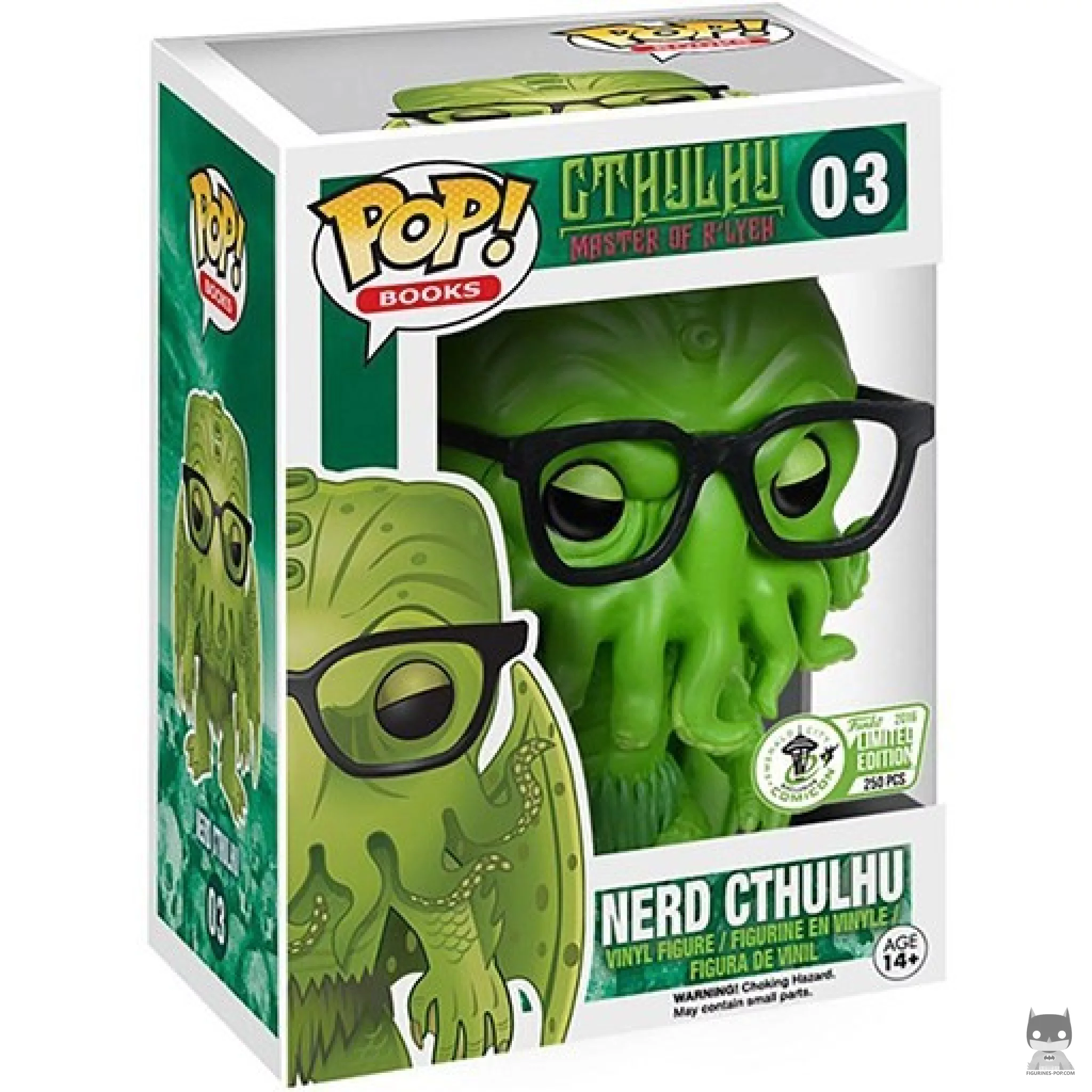 Figura Funko Pop! Cthulhu (Empollón) en su caja
