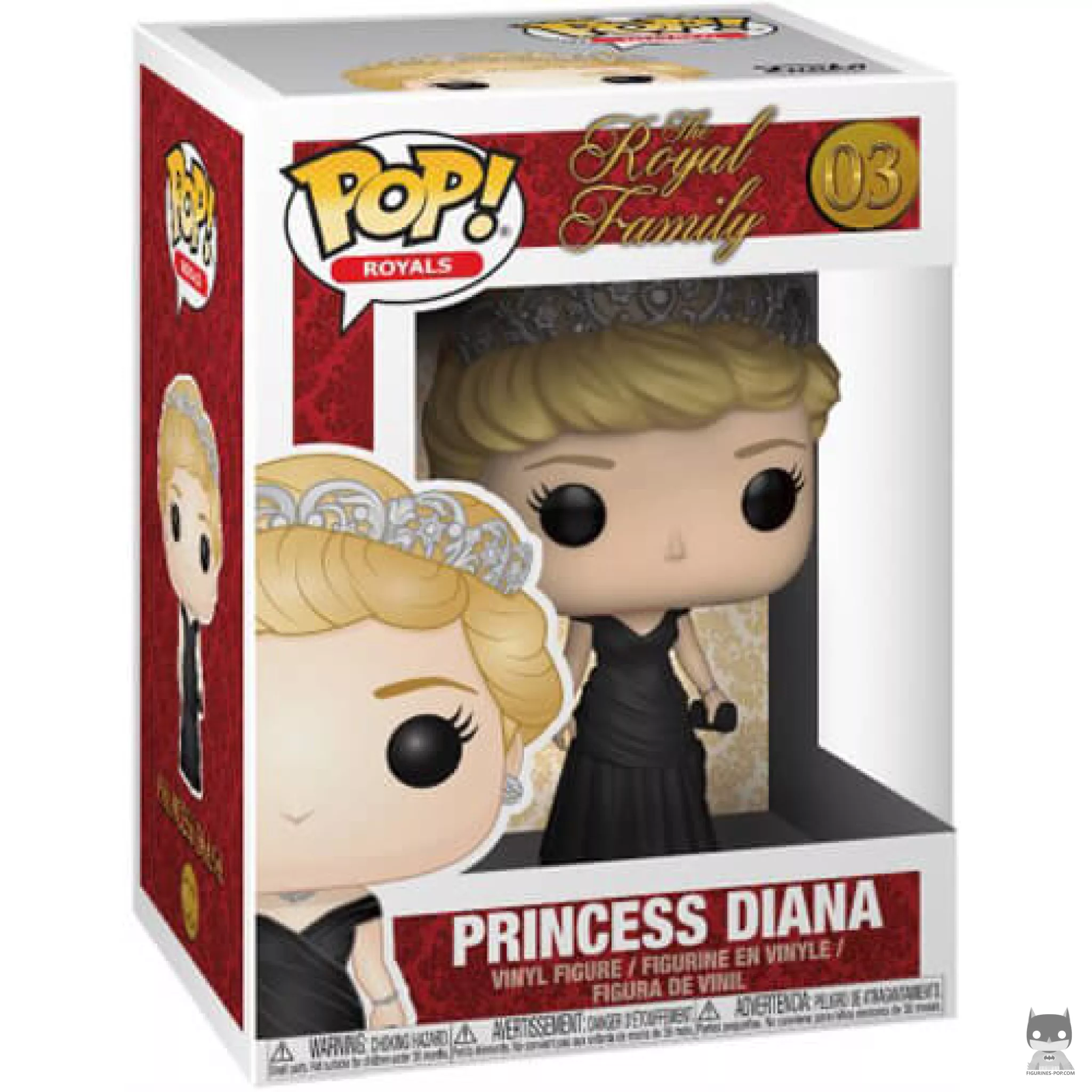 Figura Funko Pop! Princesa Diana en su caja
