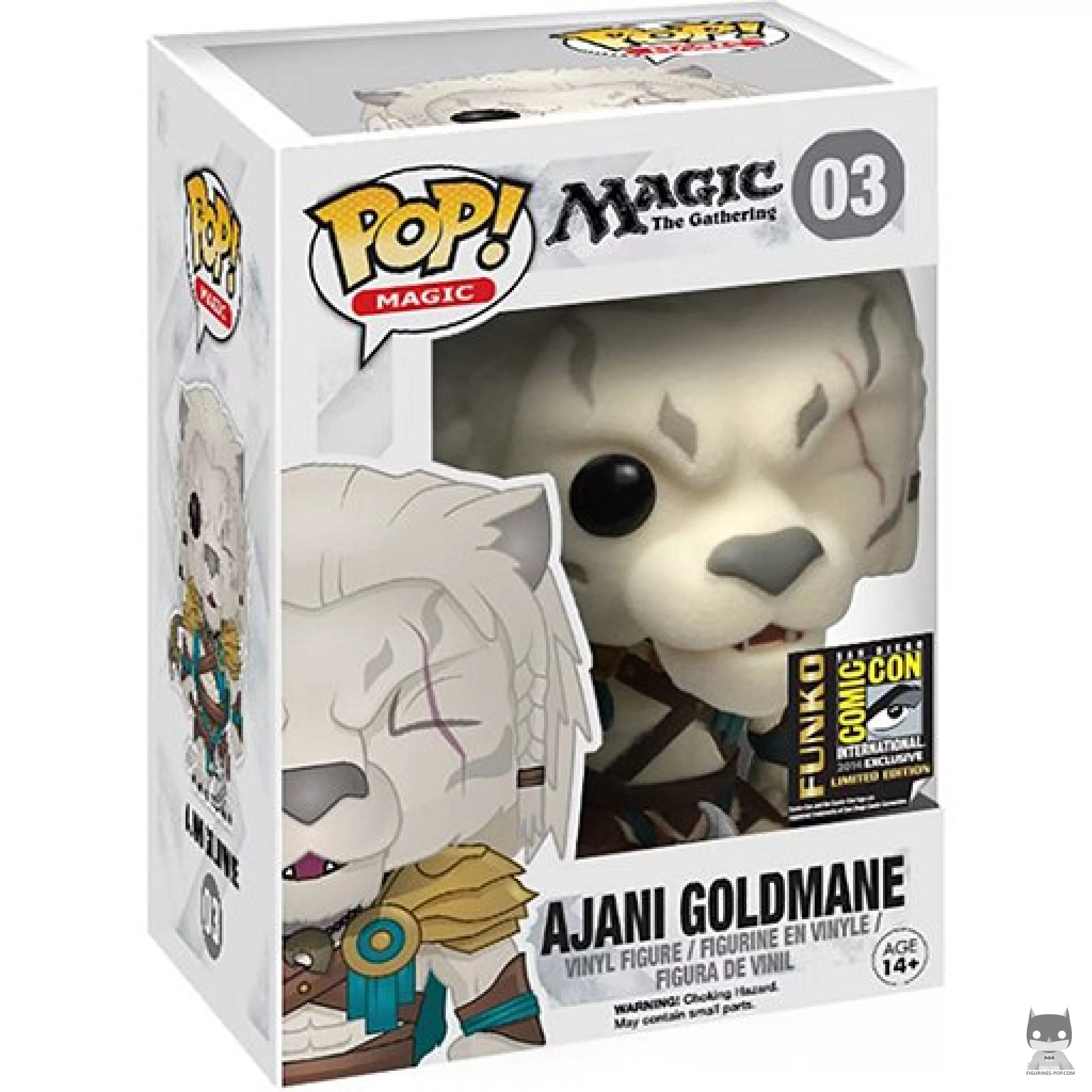 Figura Funko Pop! Ajani Goldmane (Flocado) en su caja