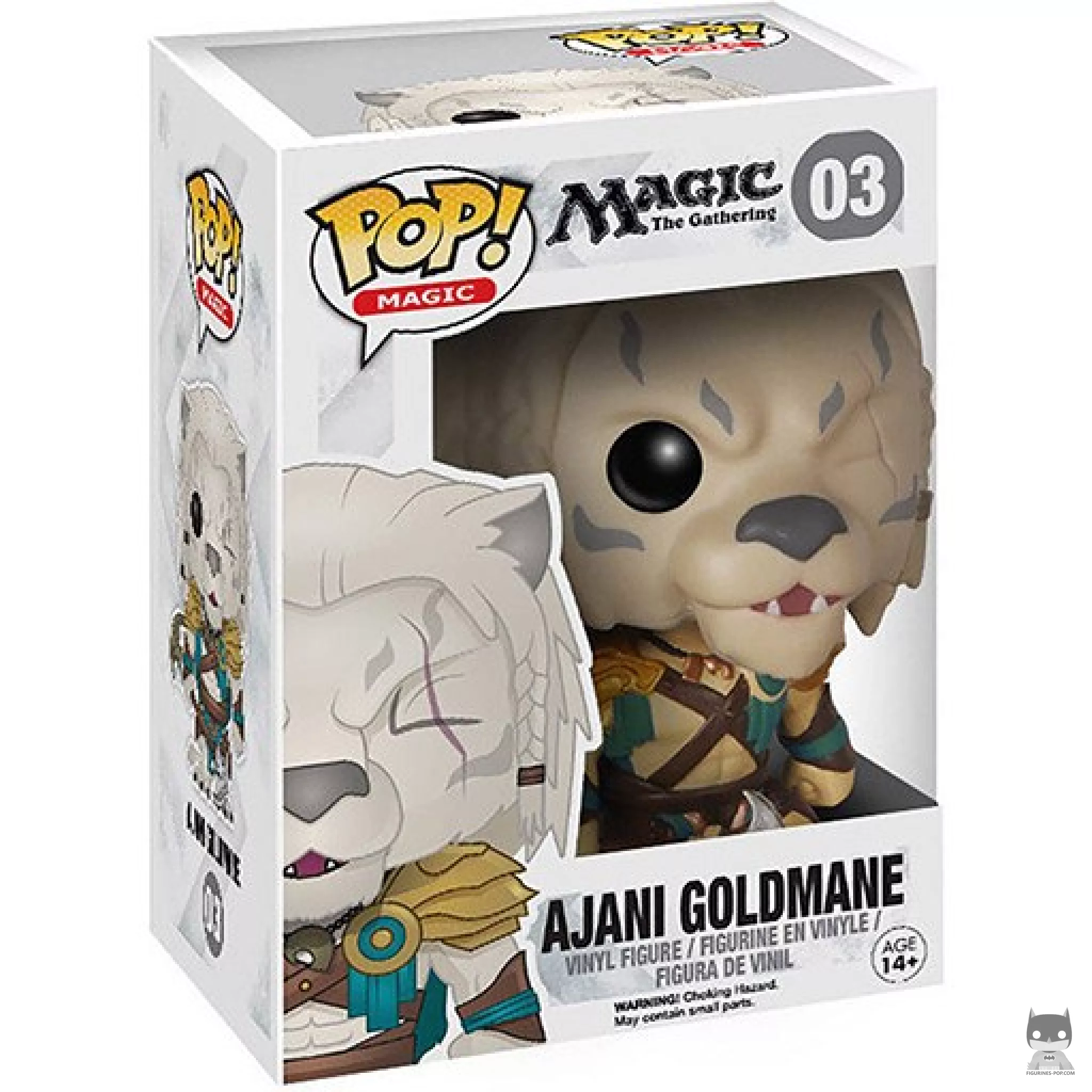 Figura Funko Pop! Ajani Goldmane en su caja