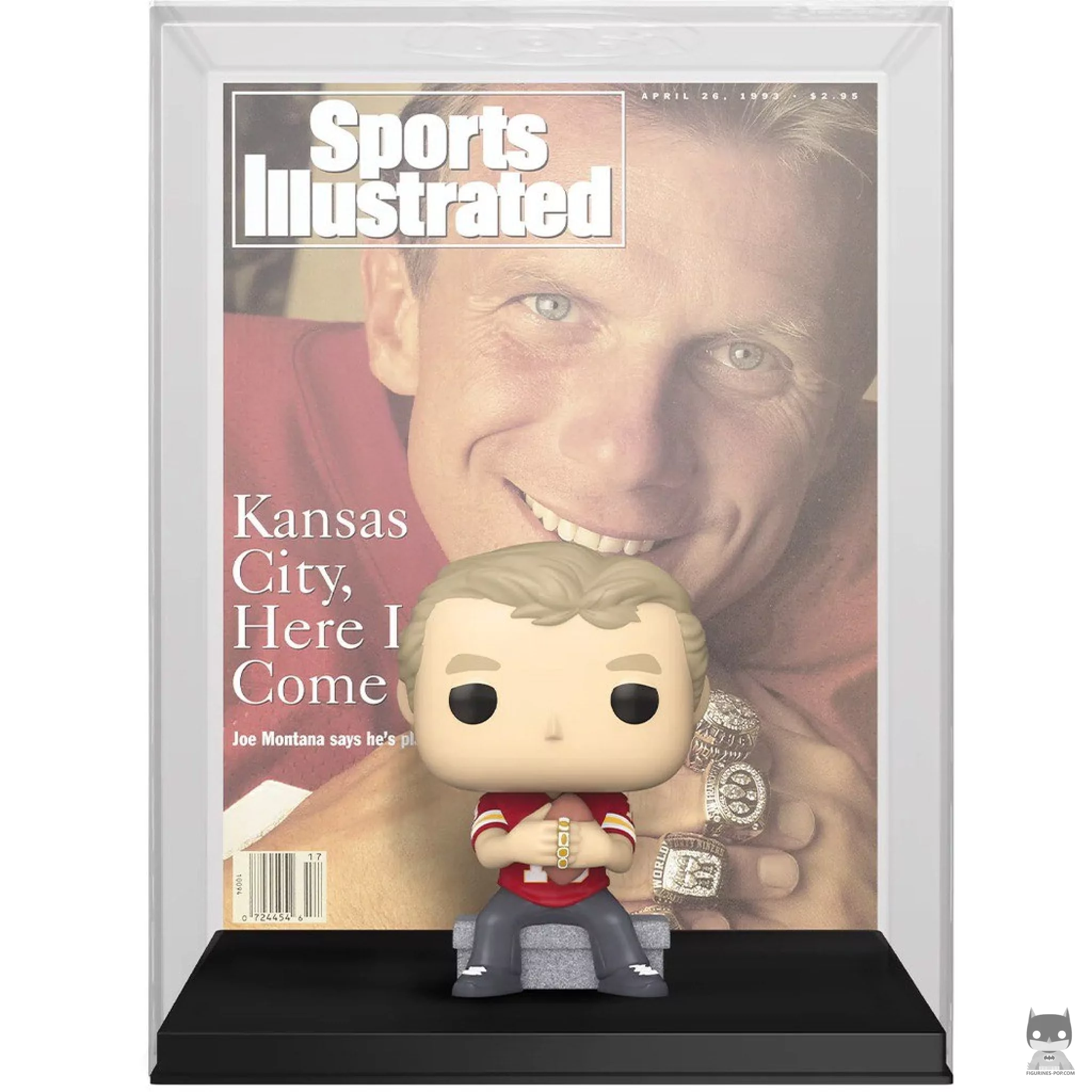 Figura Funko Pop! Portada de Sports Illustrated: Joe Montana (NFL)