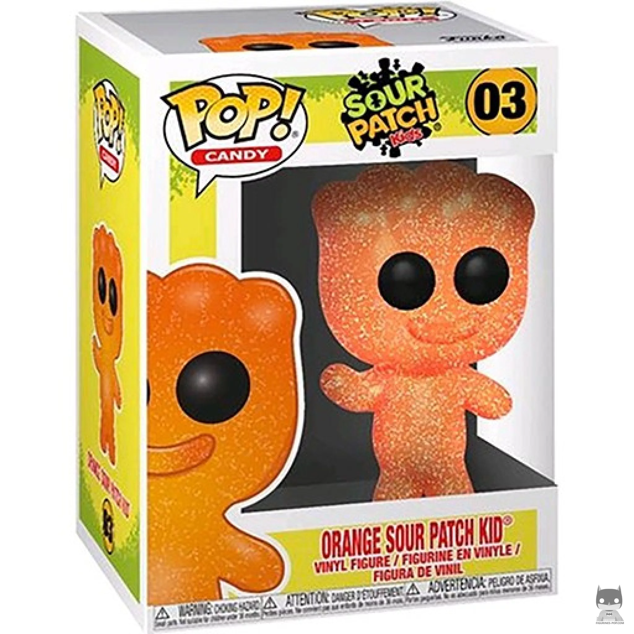 Figura Funko Pop! Orange Sour Patch Kid en su caja