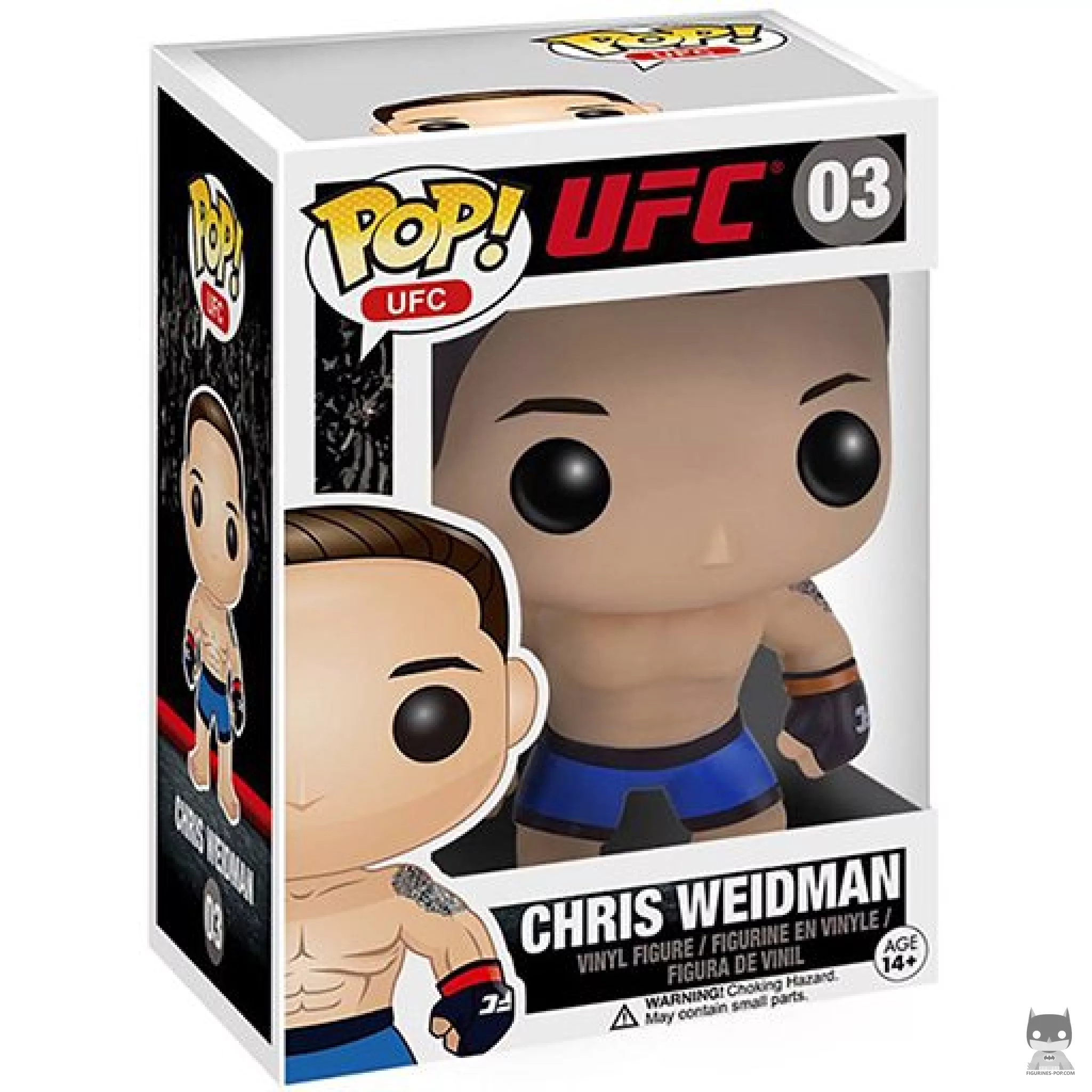 Figura Funko Pop! Chris Weidman en su caja