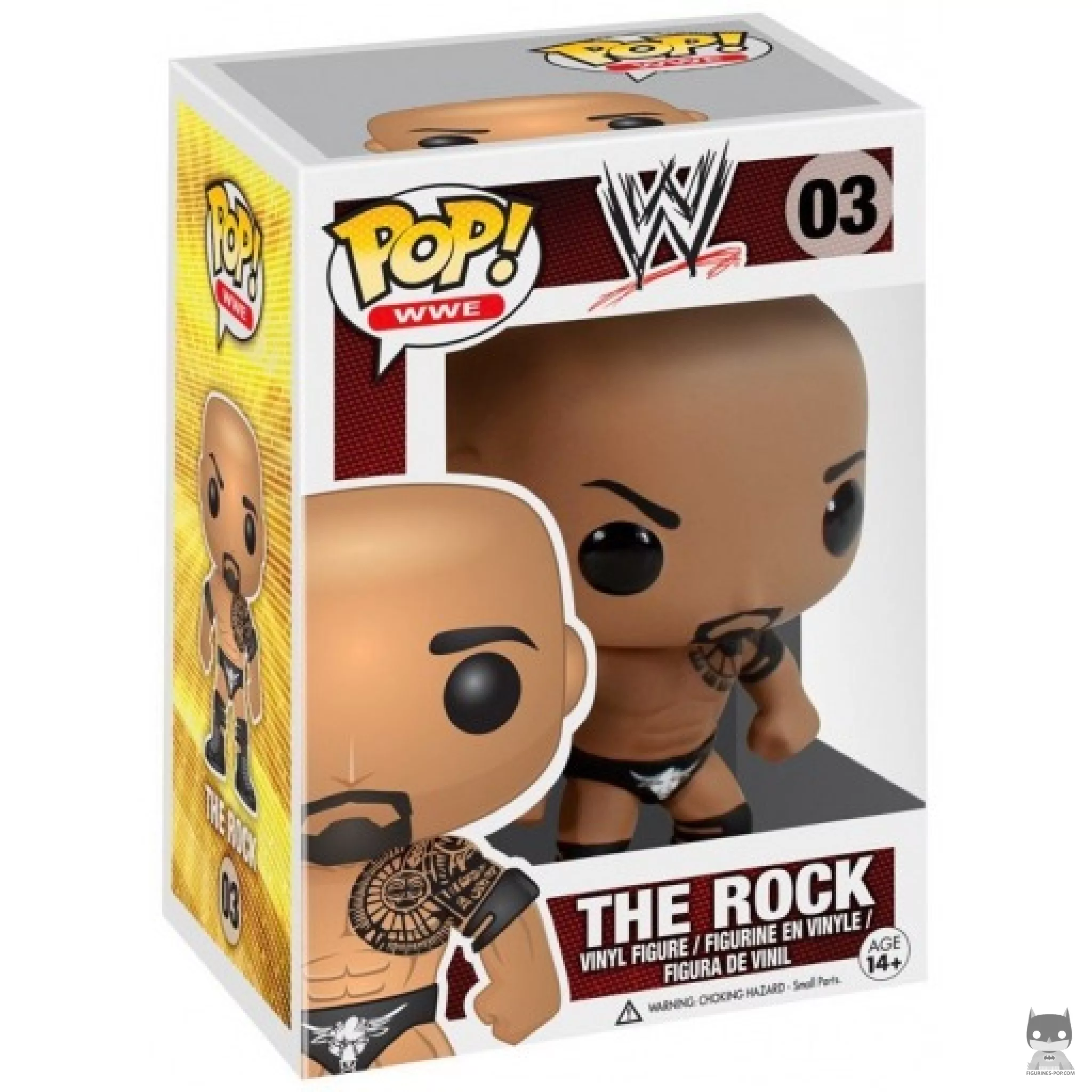 Figura Funko Pop! Dwayne "The Rock" Johnson en su caja