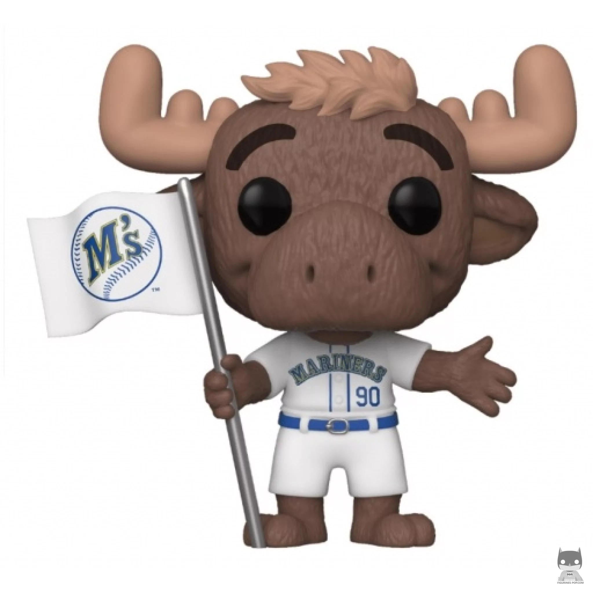 Figura Funko Pop! Mariner Moose con camiseta blanca (MLB)