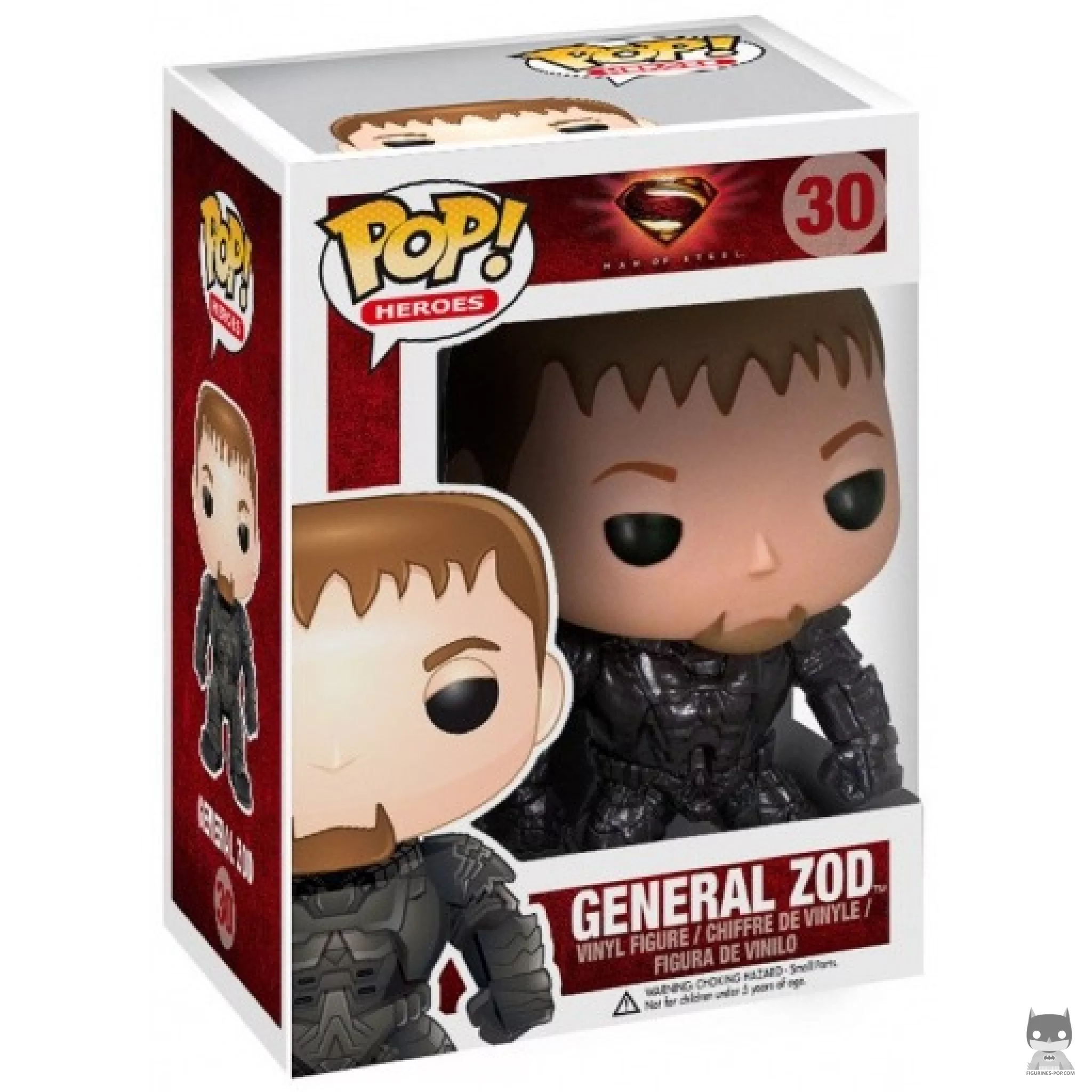 Figura Funko Pop! General Zod en su caja