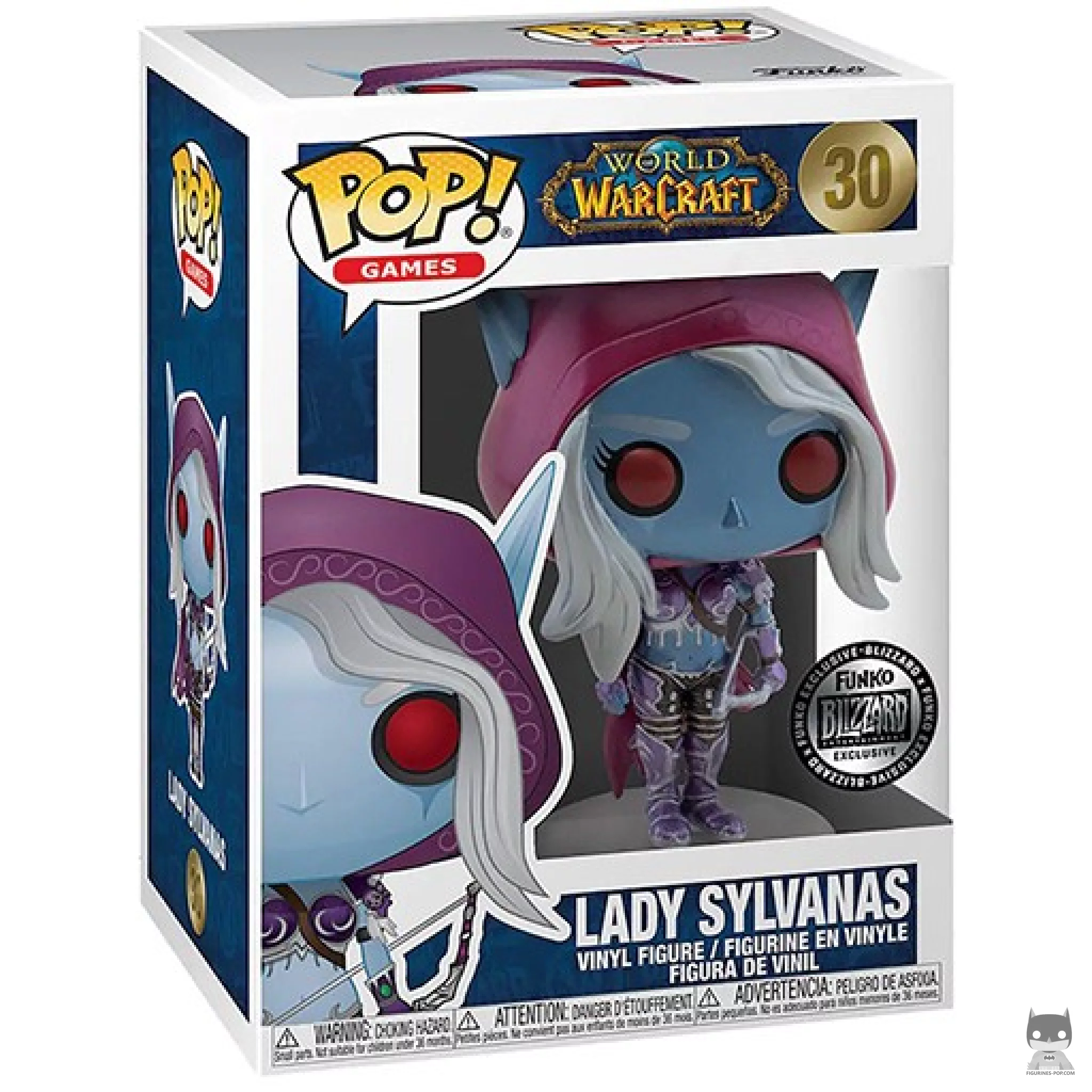 Figura Funko Pop! Lady Sylvanas (Metalizado) en su caja