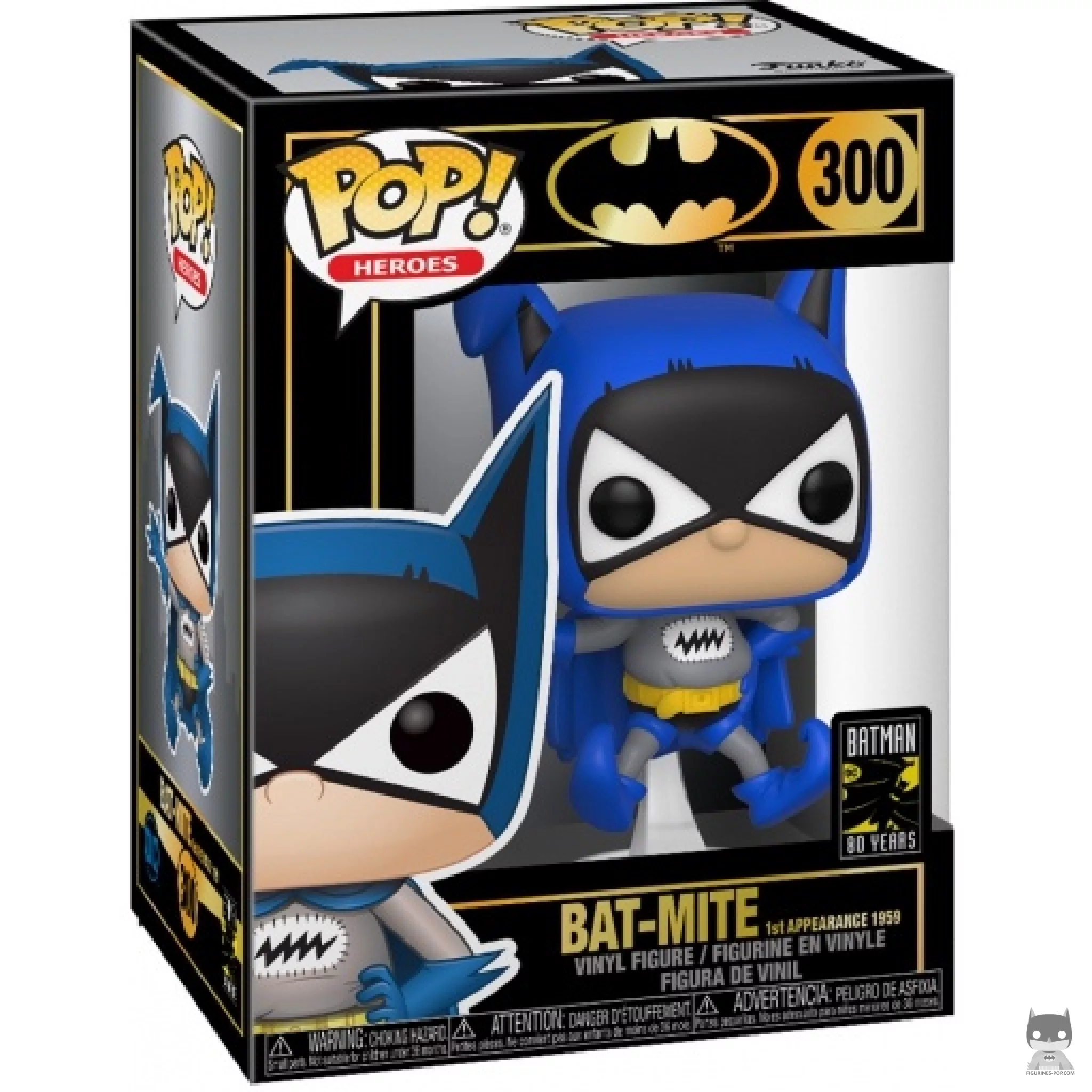 Figura Funko Pop! Bat-Mite (Primera aparición 1959) en su caja