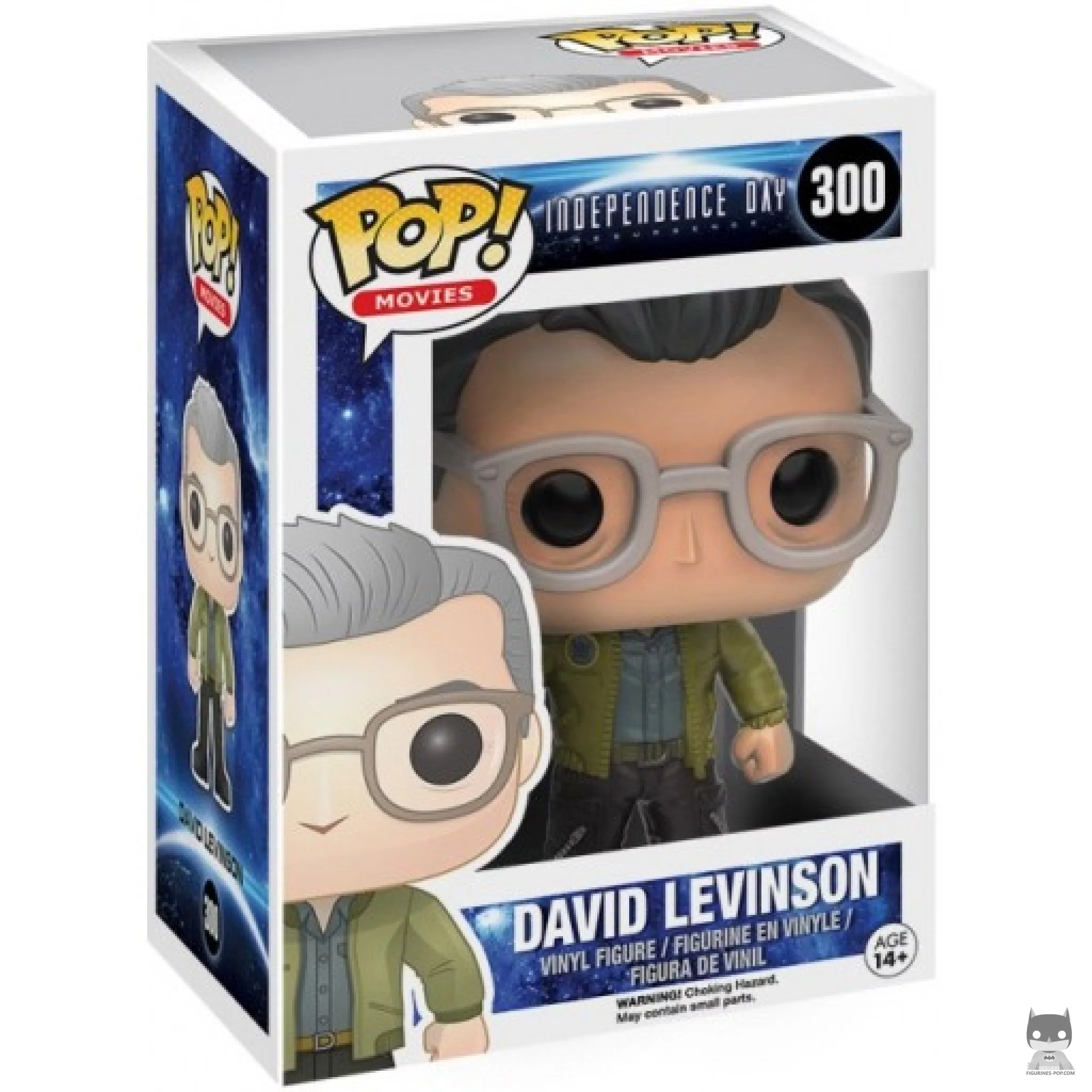 Figura Funko Pop! David Levinson en su caja