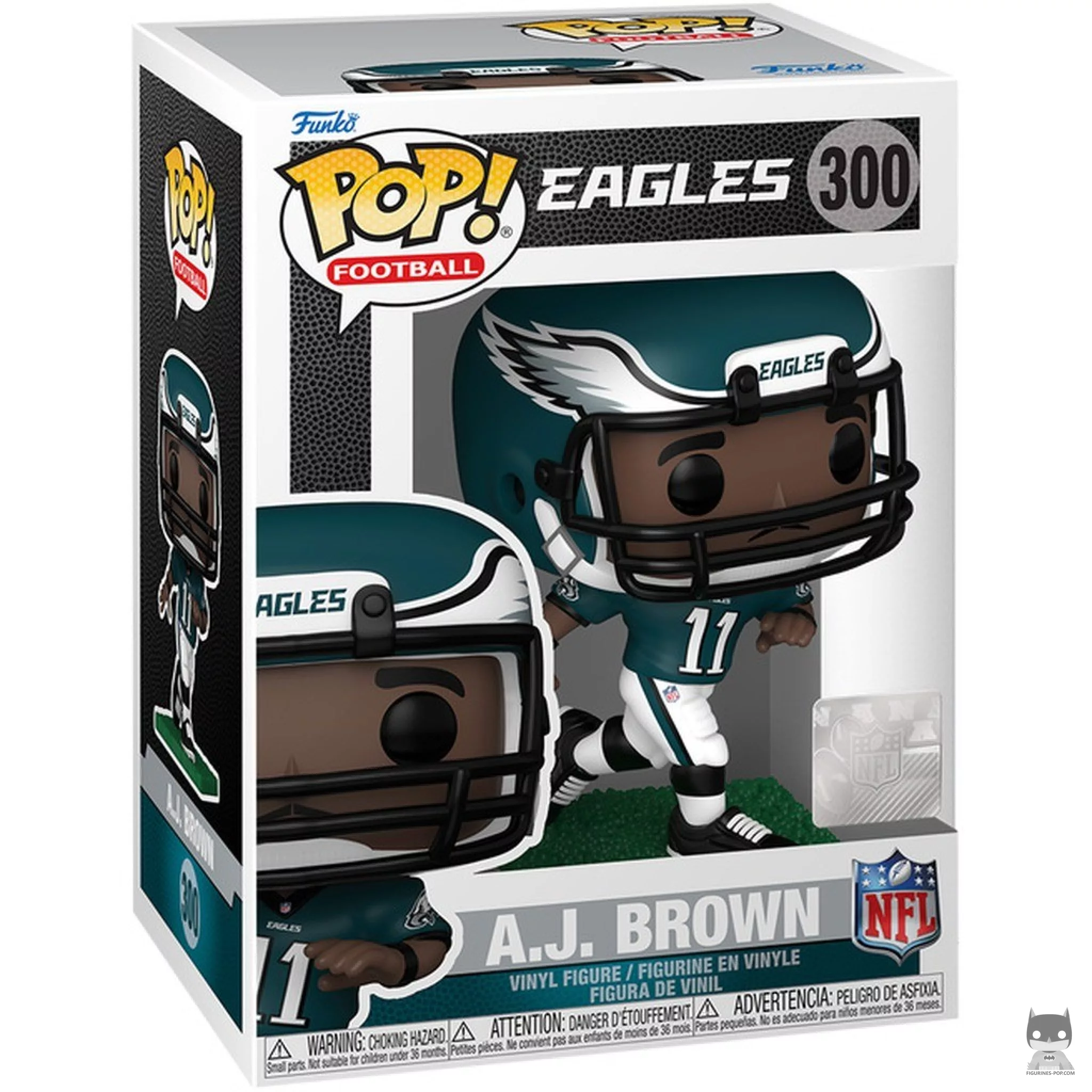 Figura Funko Pop! A.J. Brown en su caja