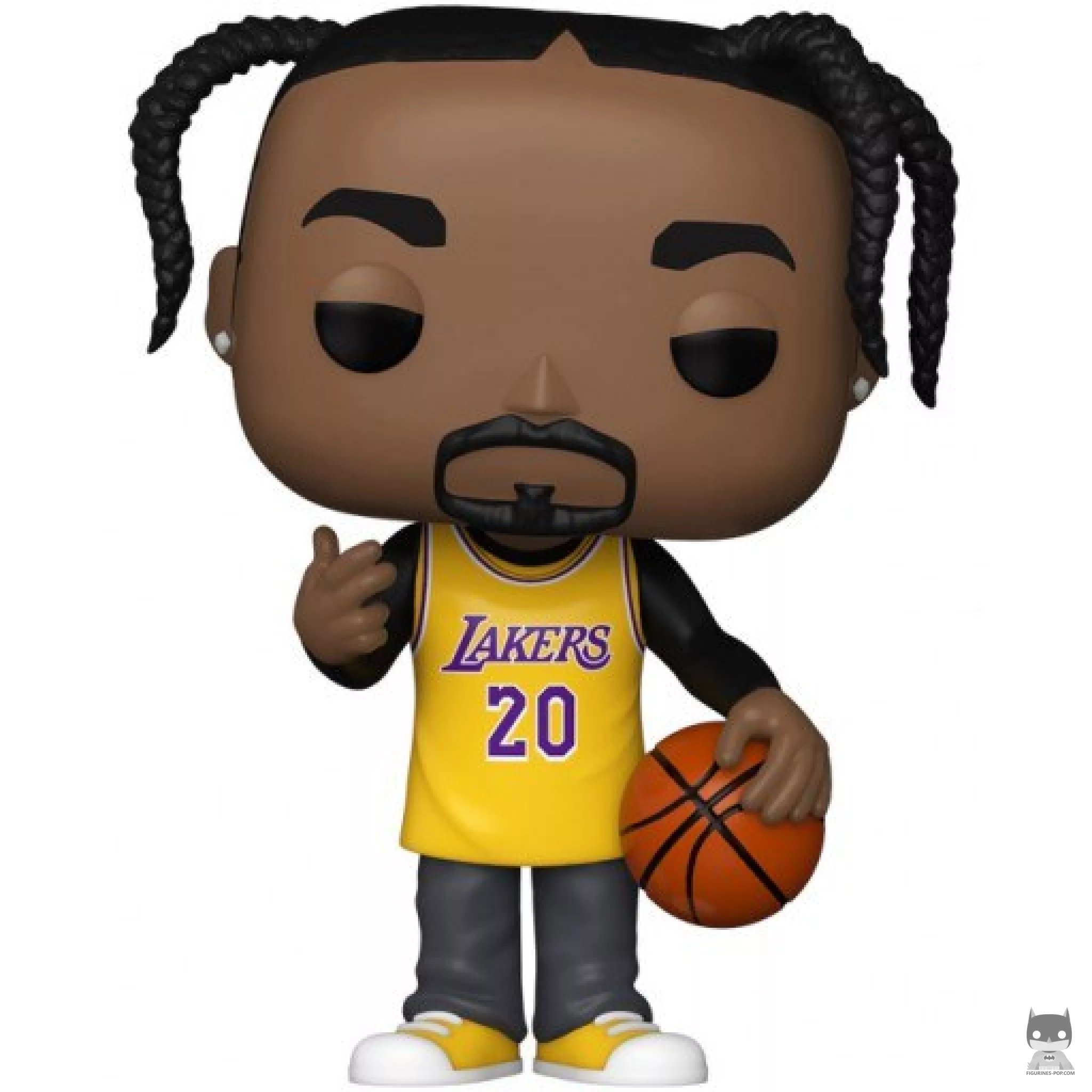 Figura Funko Pop! Snoop Dogg con camiseta amarilla de los Lakers (Snoop Dogg)