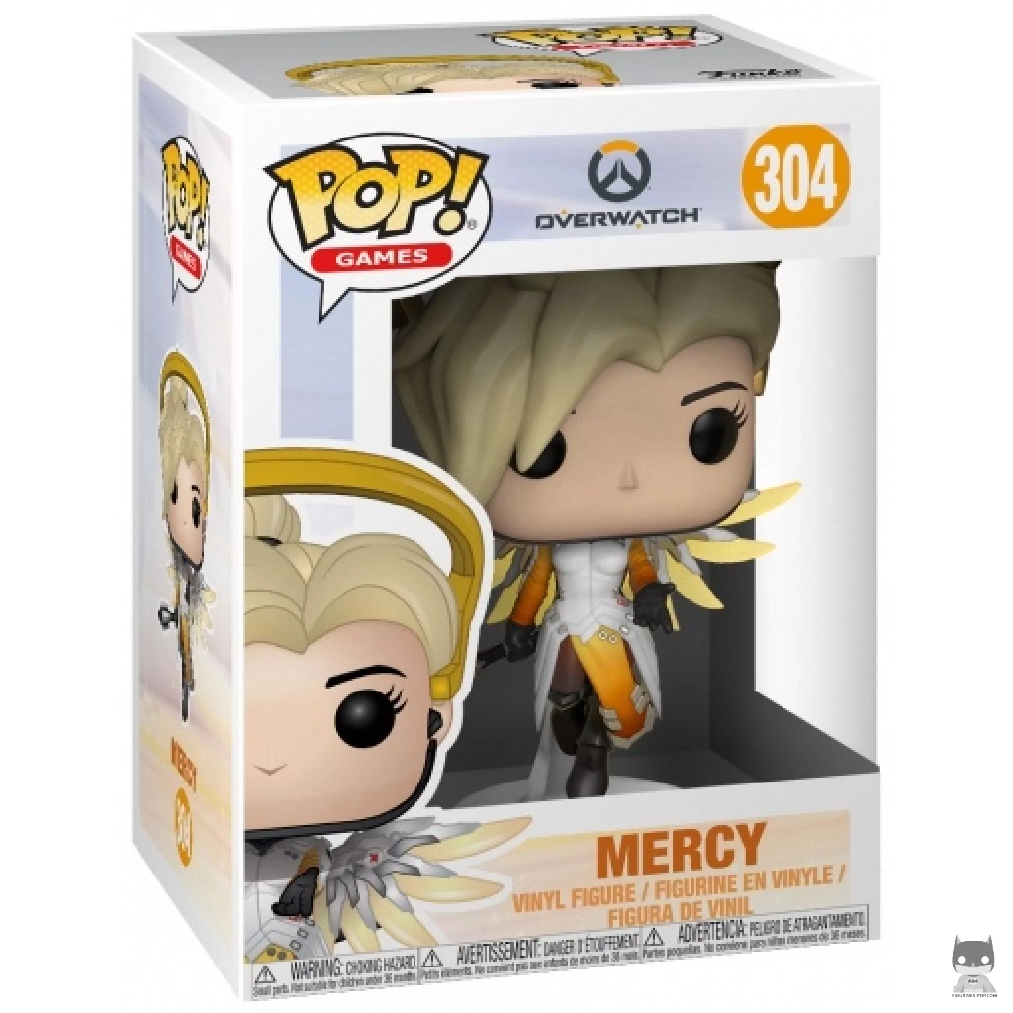Figura Funko Pop! Mercy en su caja