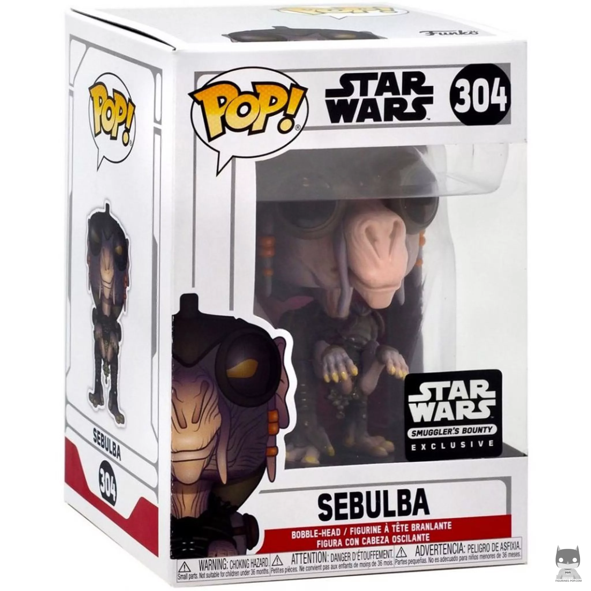 Figura Funko Pop! Sebulba en su caja