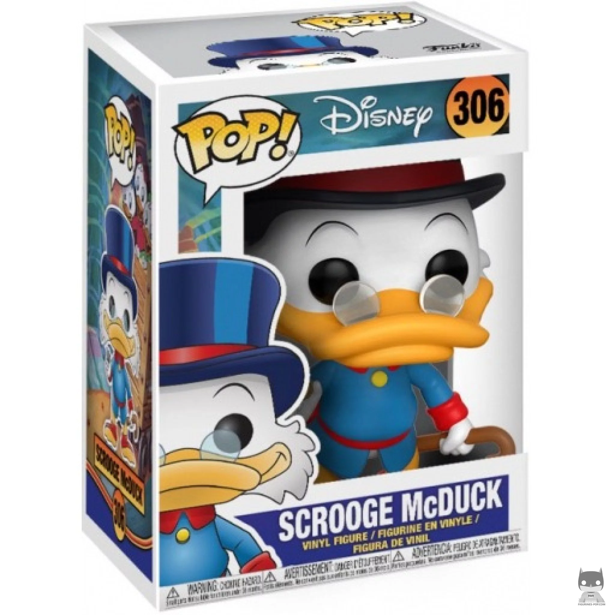 Figura Funko Pop! Tío Gilito en su caja