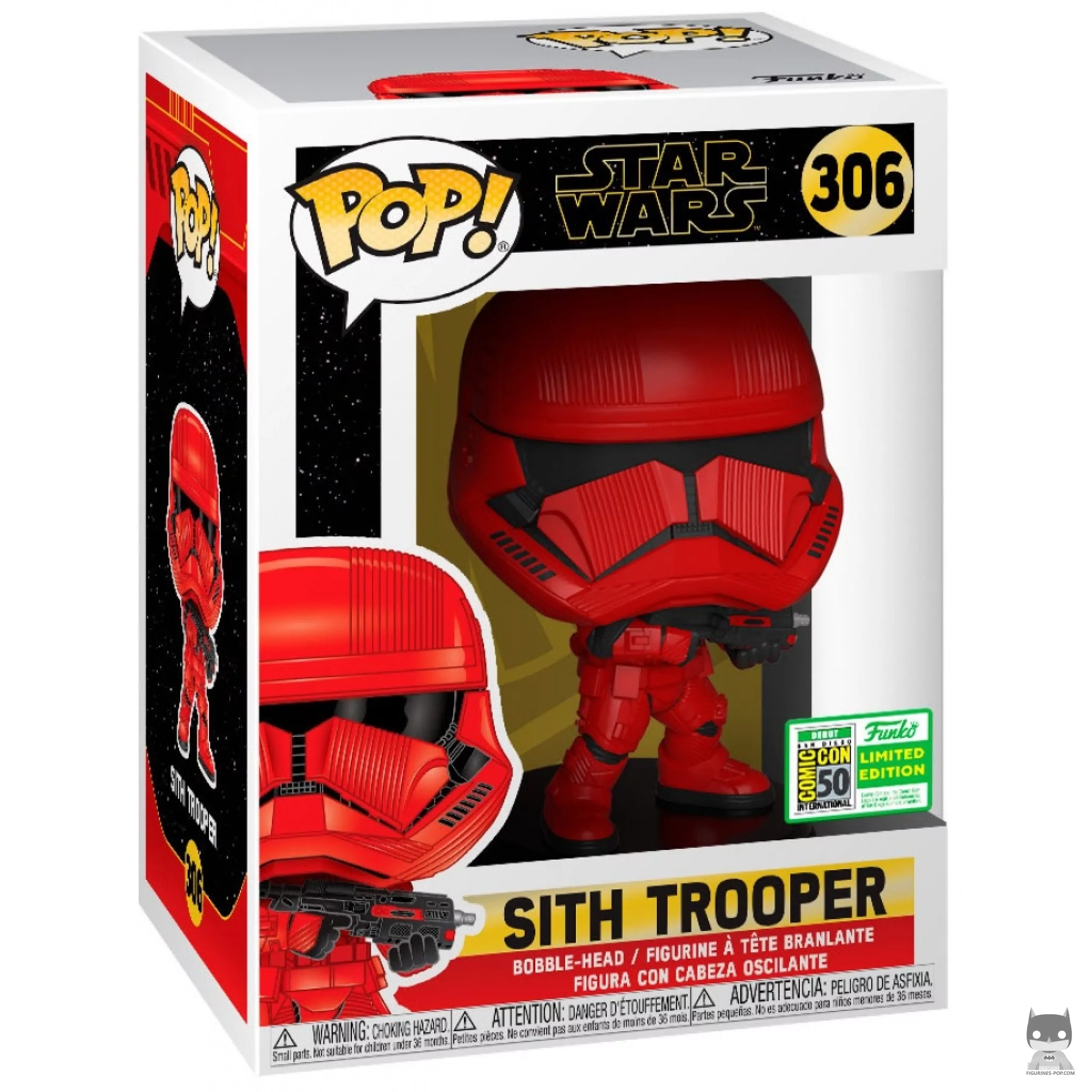 Figura Funko Pop! Soldado Sith en su caja