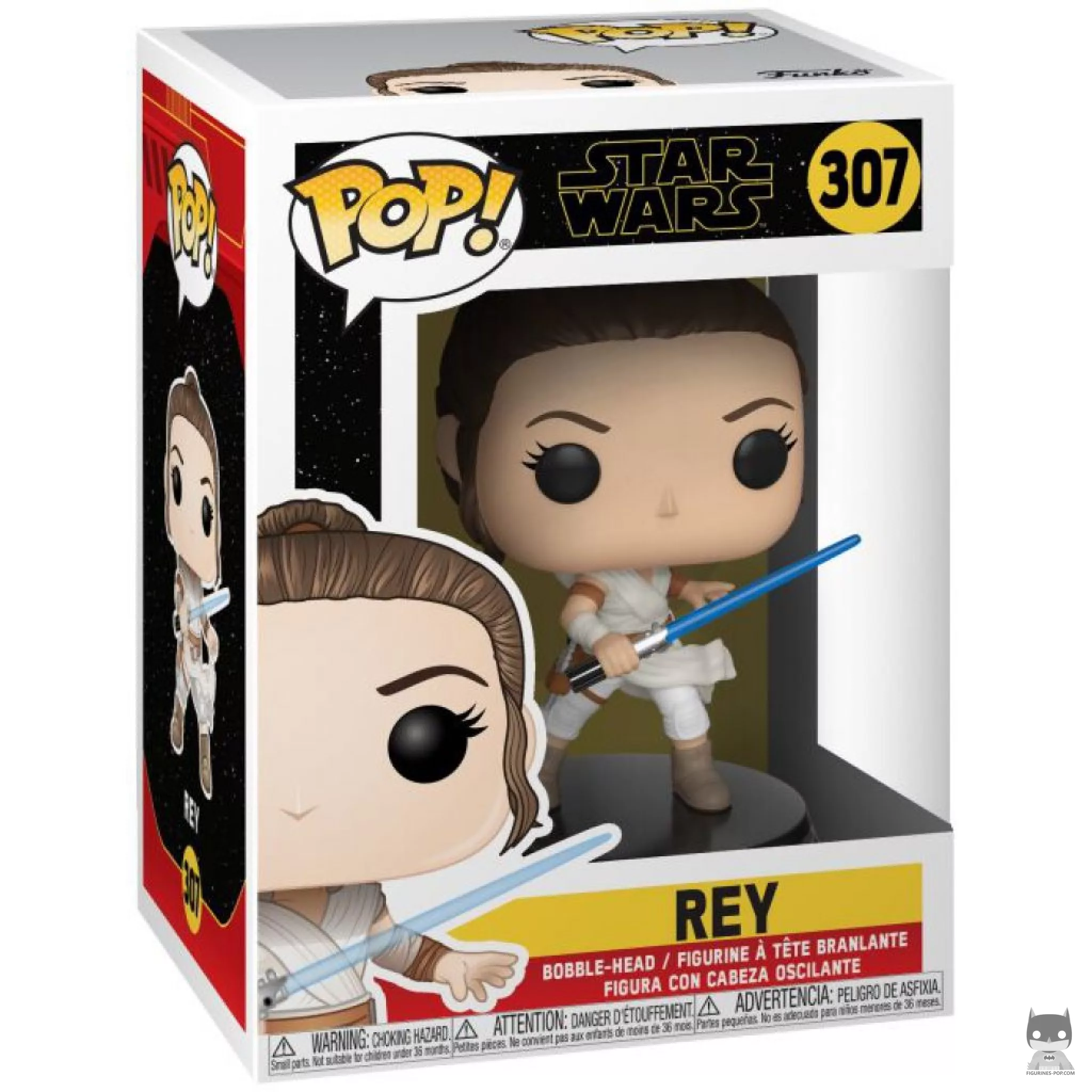 Figura Funko Pop! Rey en su caja