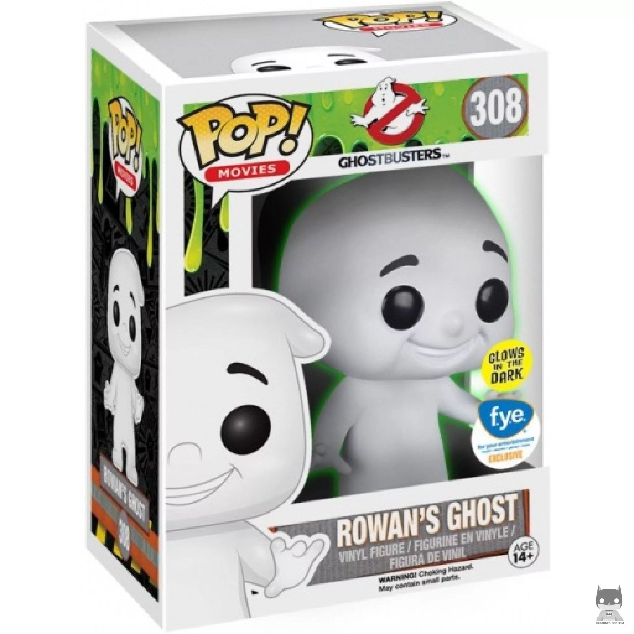 Figura Funko Pop! Fantasma de Rowan (Brilla en la oscuridad) en su caja