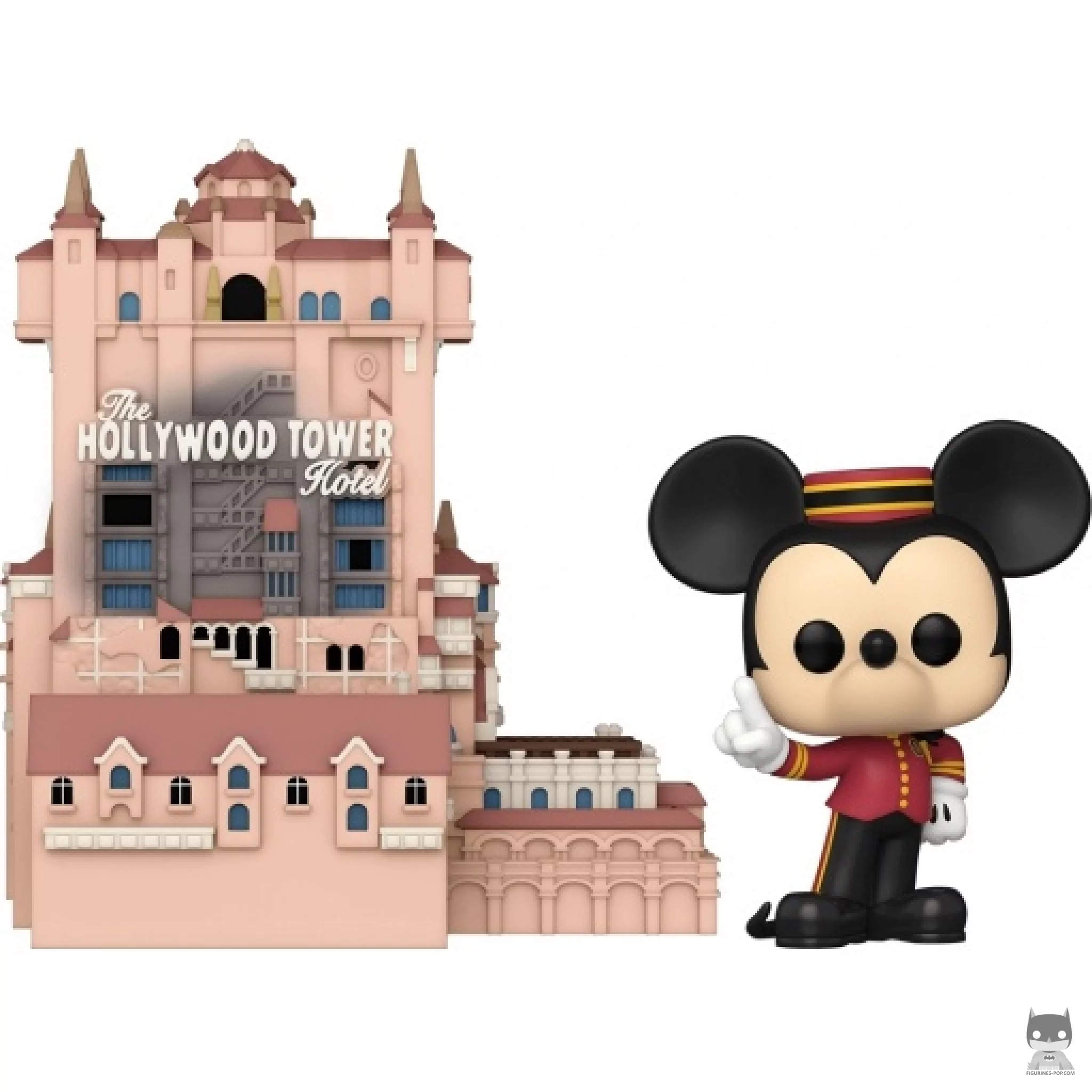 Figura Funko Pop! Mickey Mouse frente al Hollywood Tower Hotel (50.º aniversario de Walt Disney World)