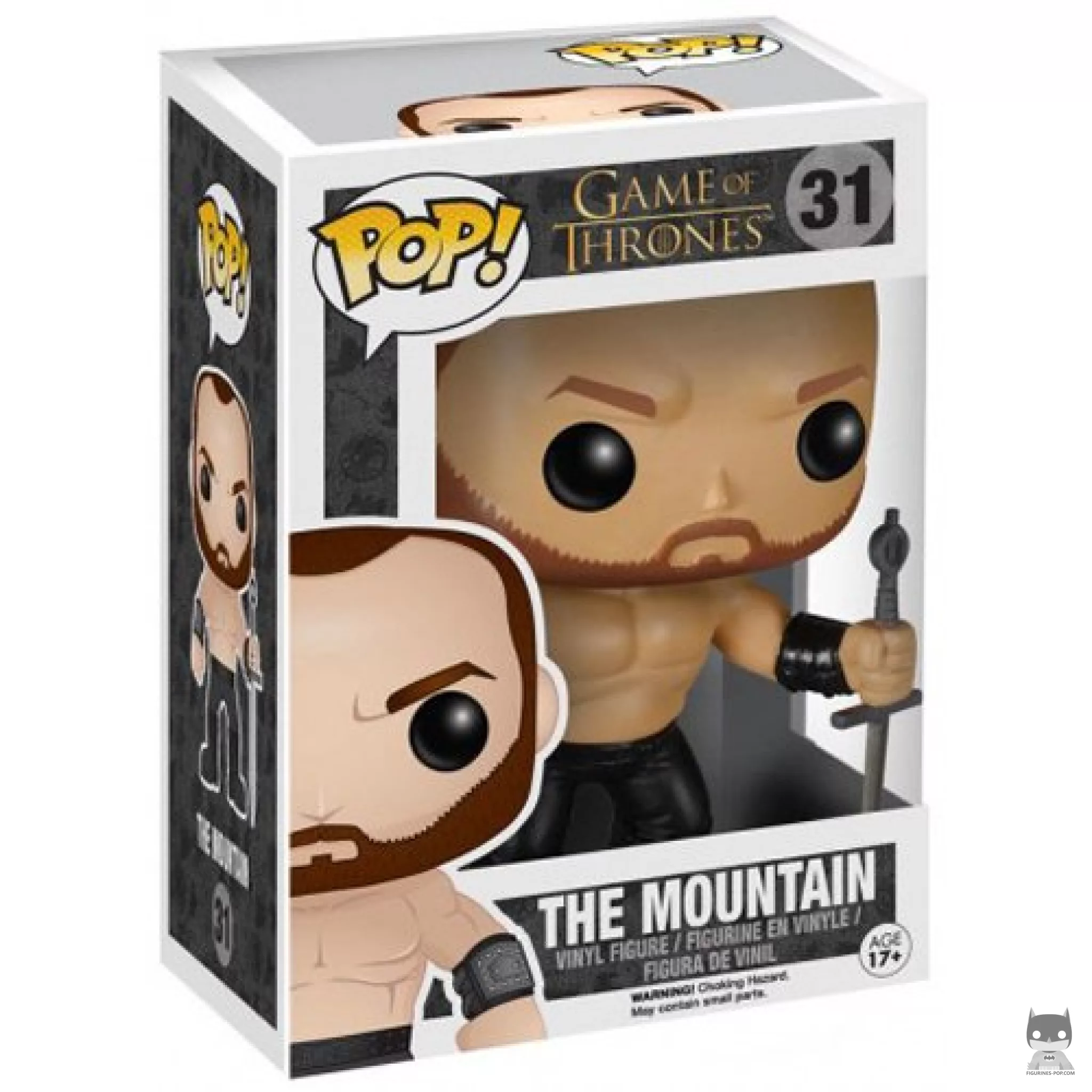 Figura Funko Pop! Gregor "La Montaña" Clegane en su caja