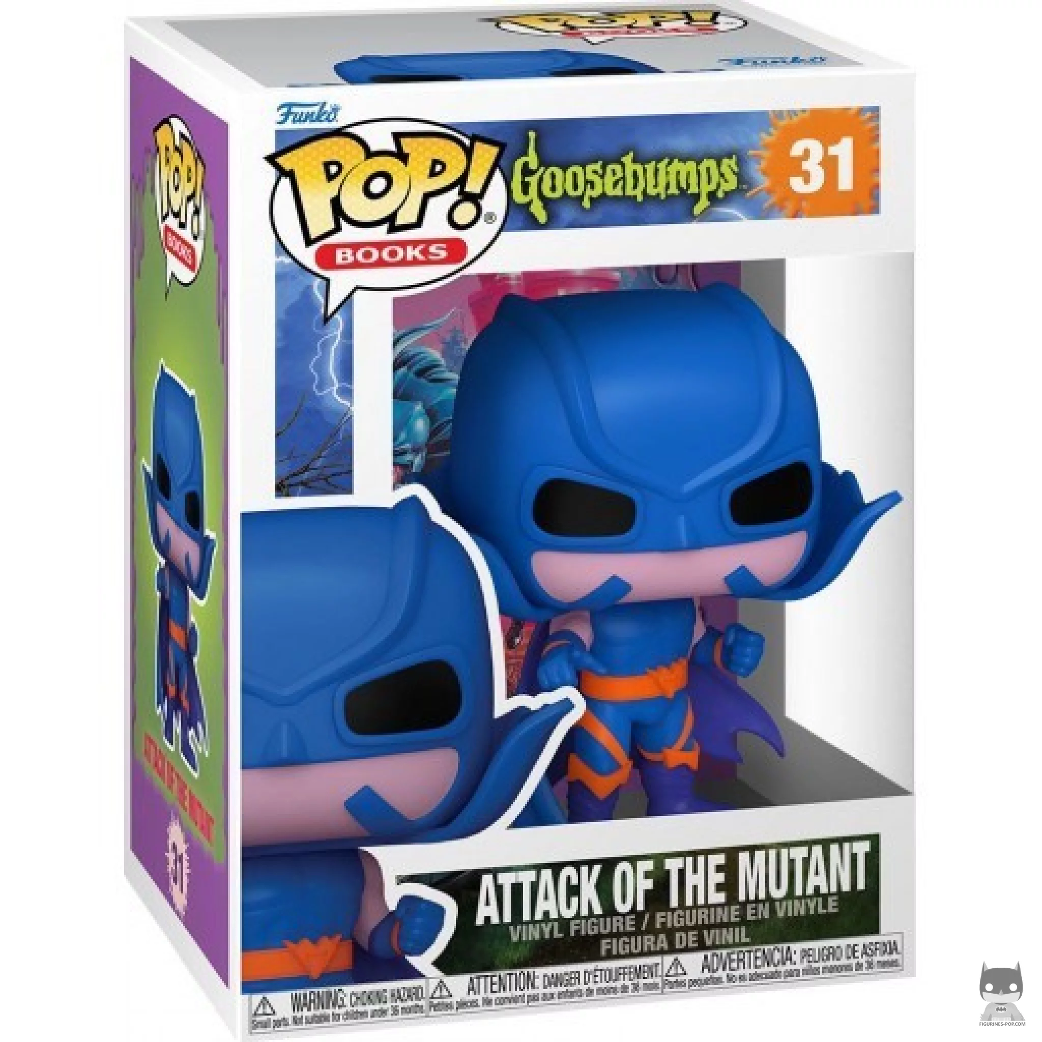 Figura Funko Pop! El ataque del mutante en su caja