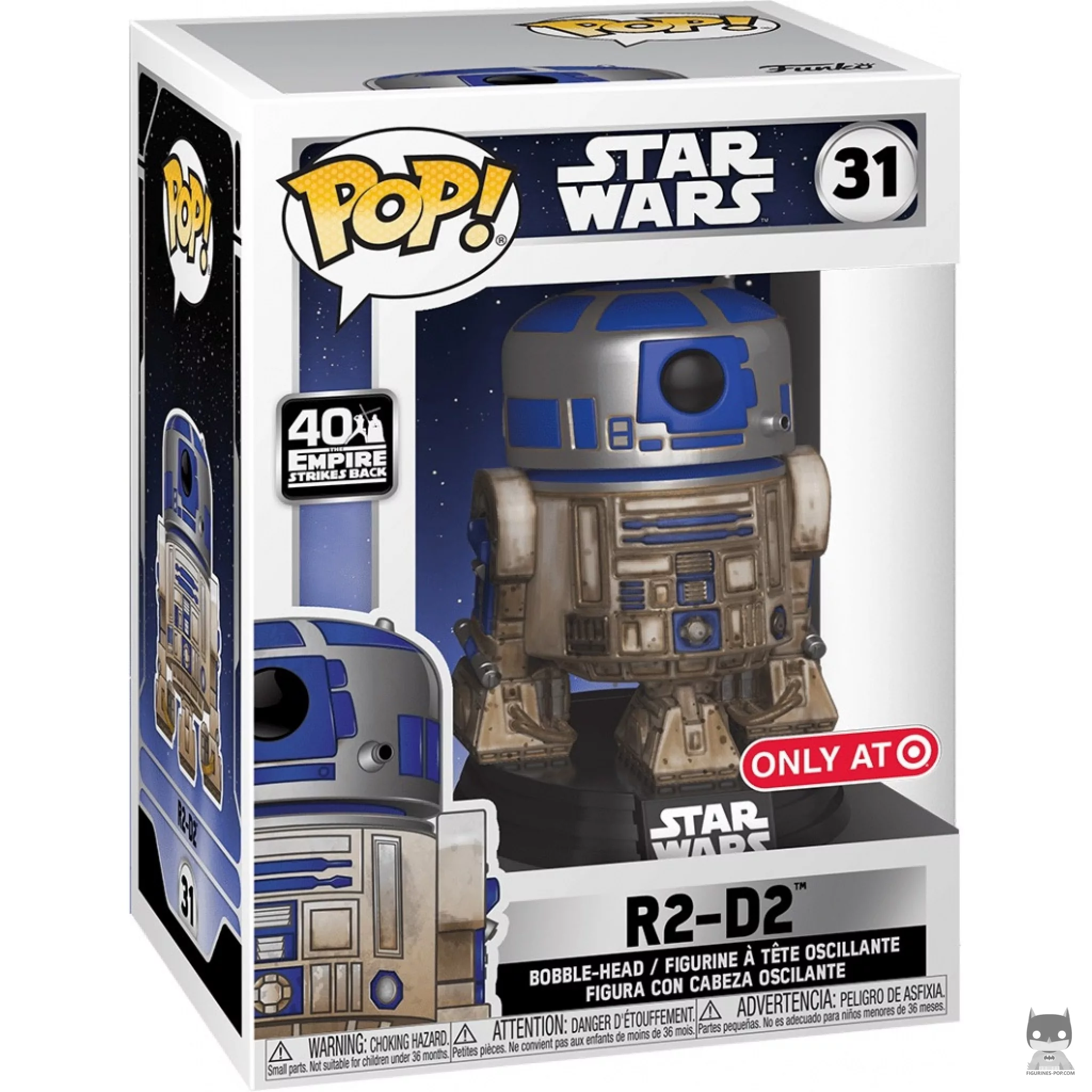 Figura Funko Pop! R2-D2 en su caja
