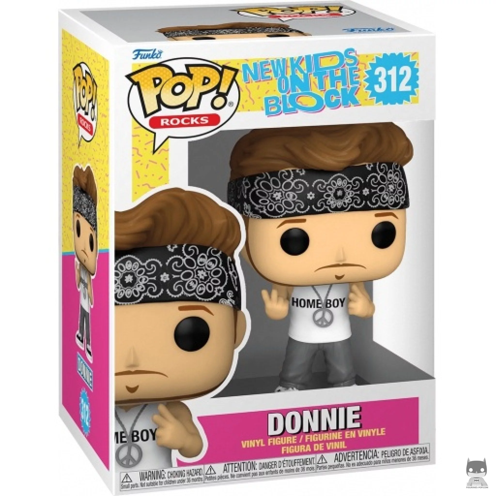 Figura Funko Pop! Donnie Wahlberg en su caja