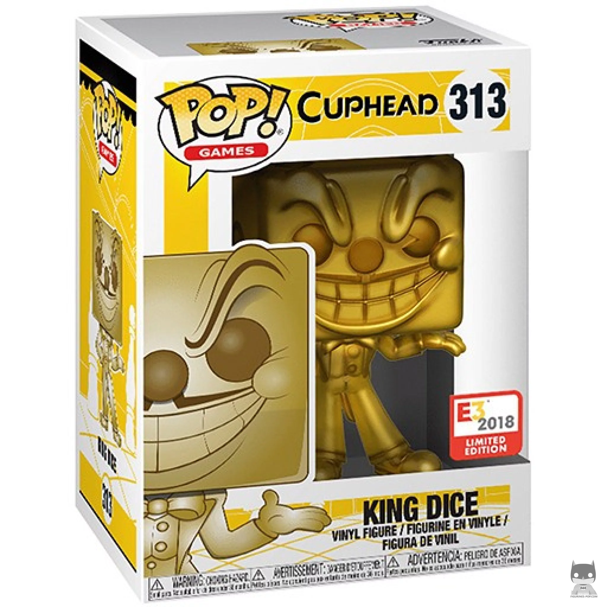 Figura Funko Pop! King Dice (Dorado) en su caja