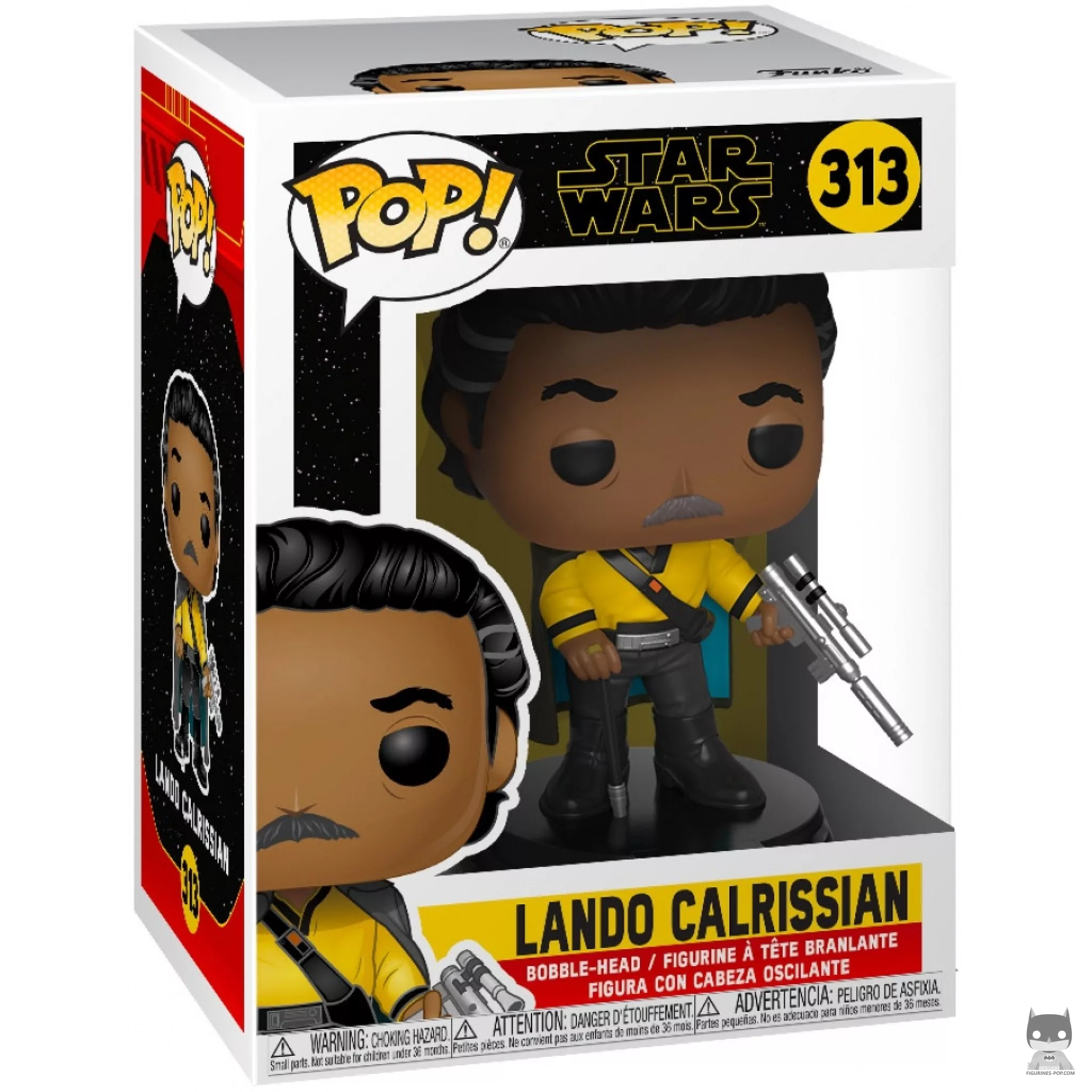 Figura Funko Pop! Lando Calrissian en su caja