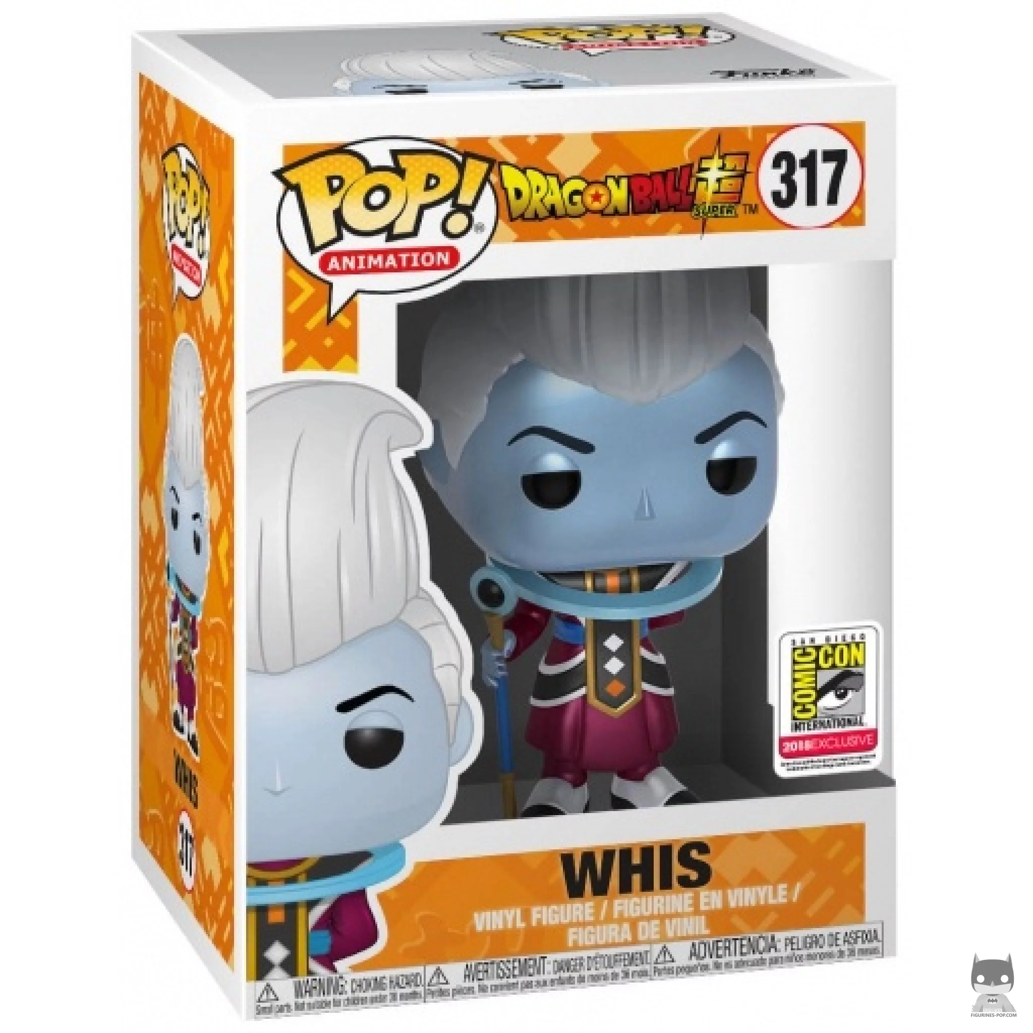 Figura Funko Pop! Whis (Metalizado) en su caja