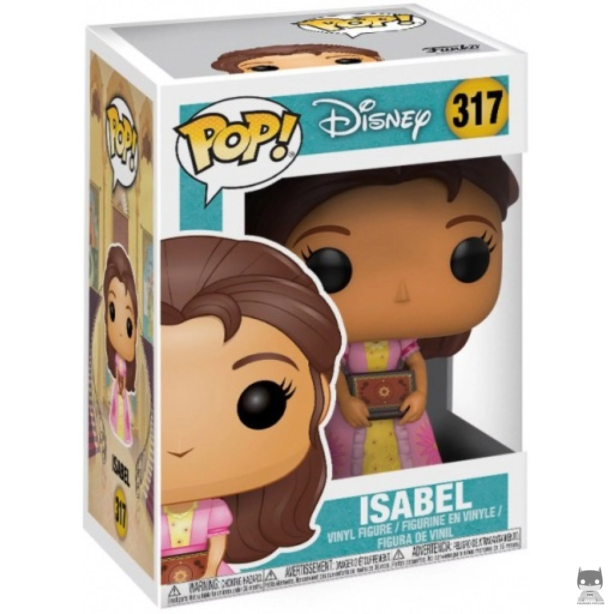 Figura Funko Pop! Isabel en su caja