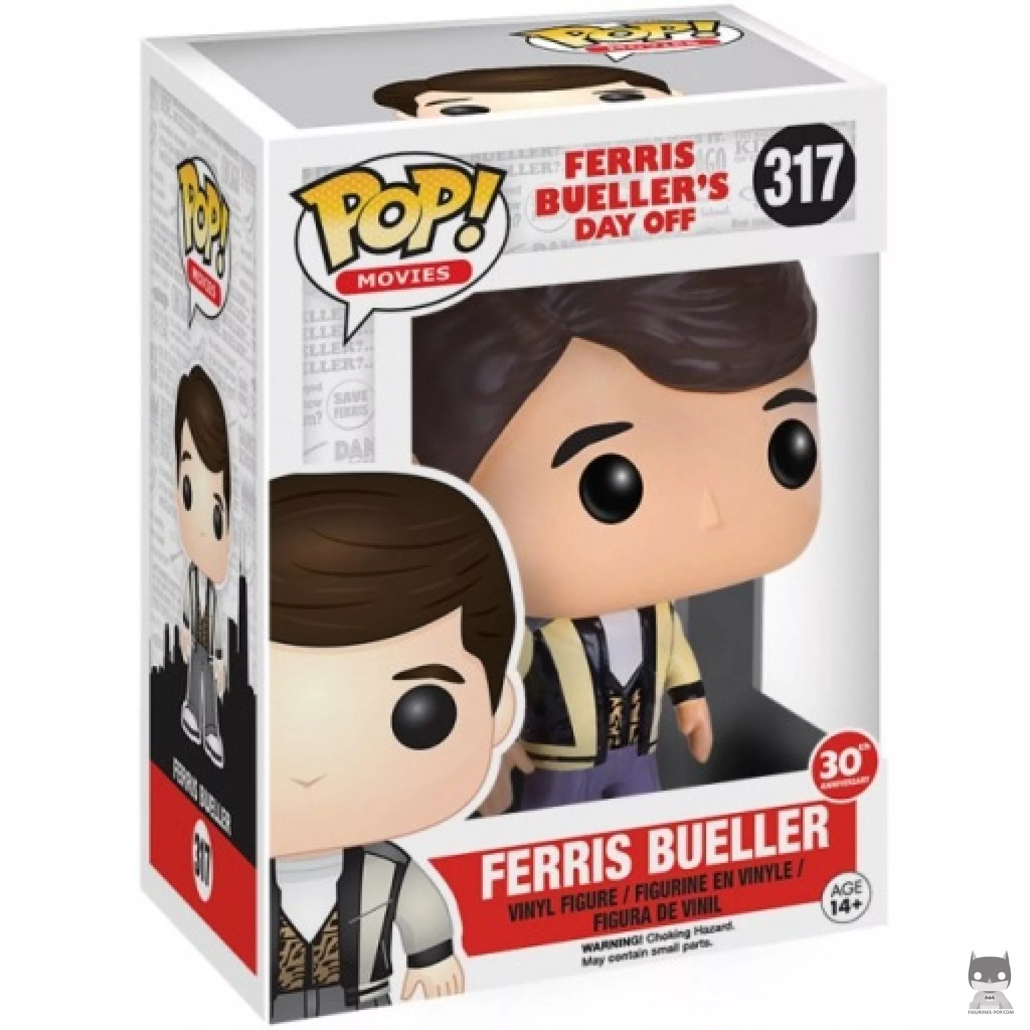 Figura Funko Pop! Ferris Bueller en su caja