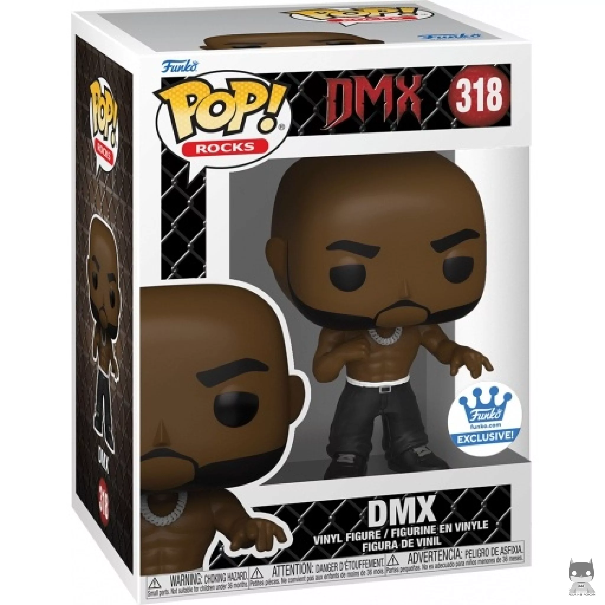 Figura Funko Pop! DMX sin camiseta en su caja