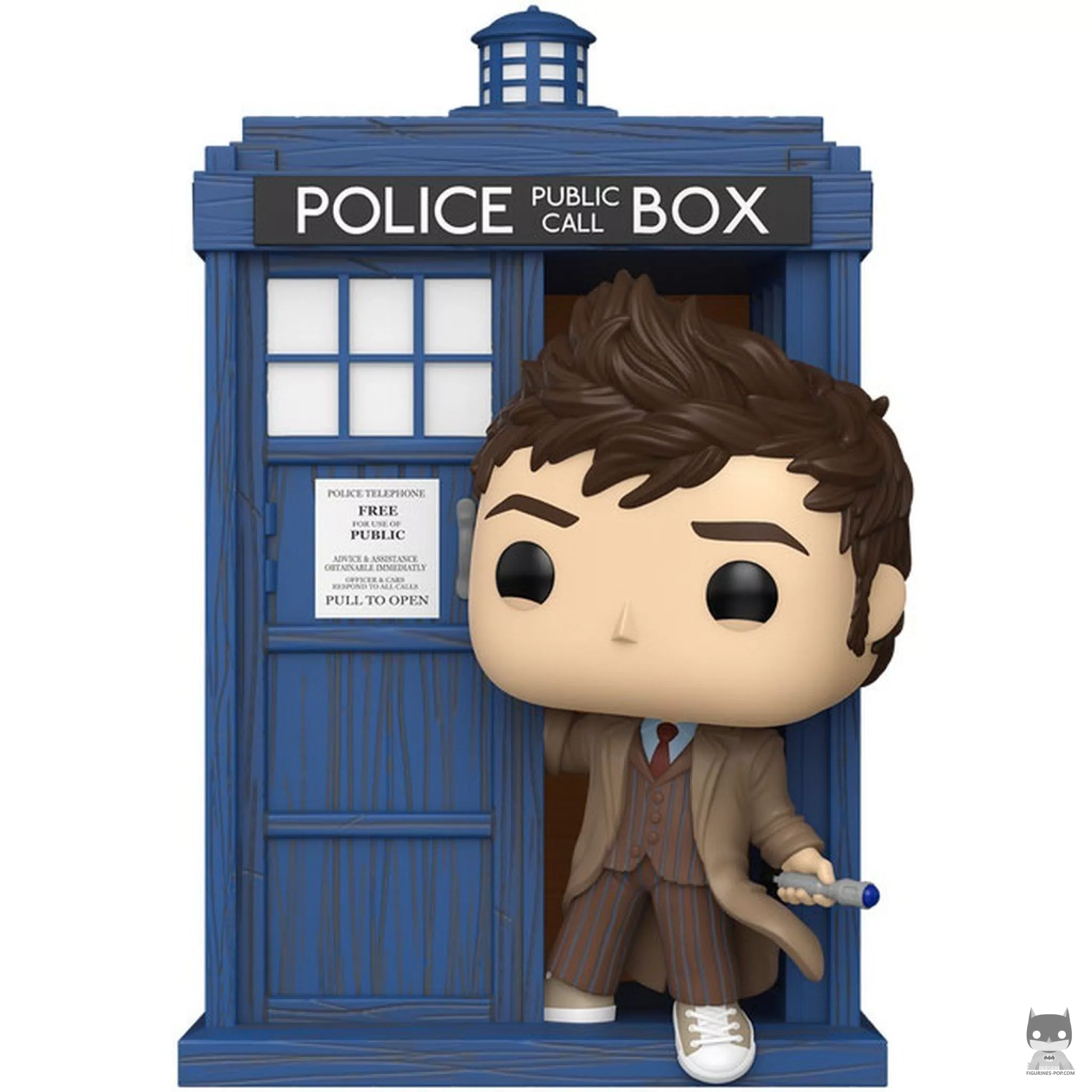 Figura Funko Pop! TARDIS con el Décimo Doctor (Doctor Who)