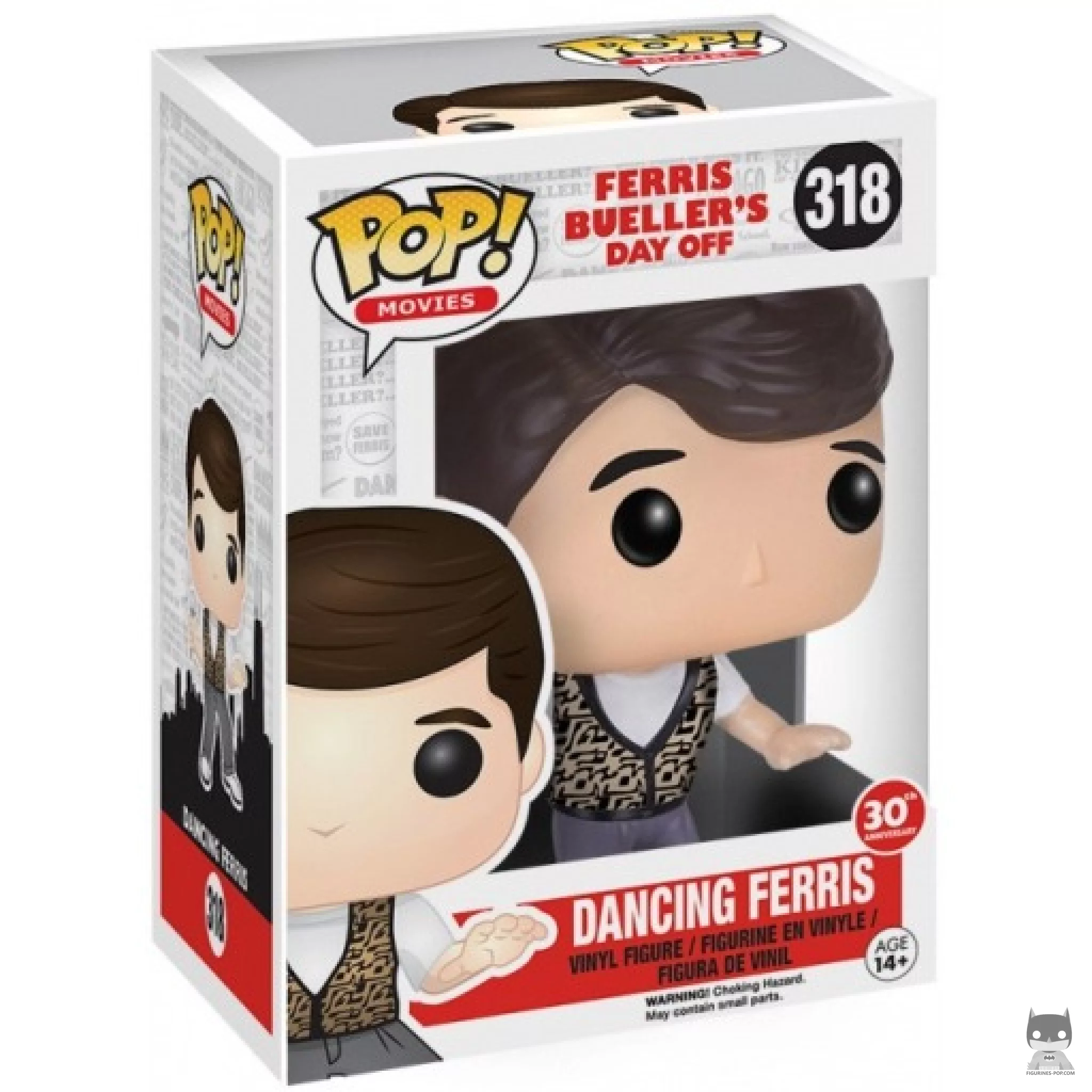 Figura Funko Pop! Ferris bailando en su caja
