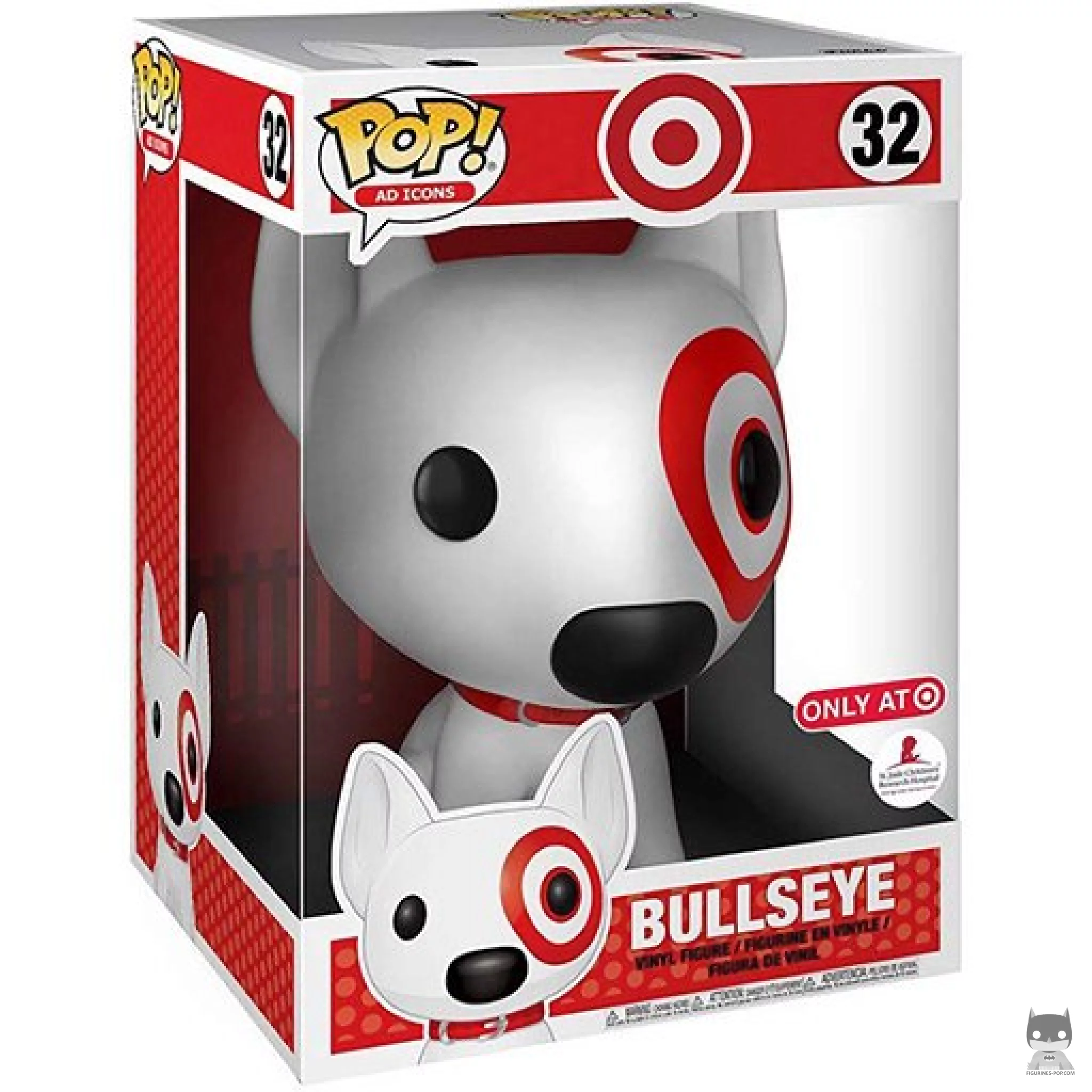 Figura Funko Pop! Bullseye (Supersized) en su caja