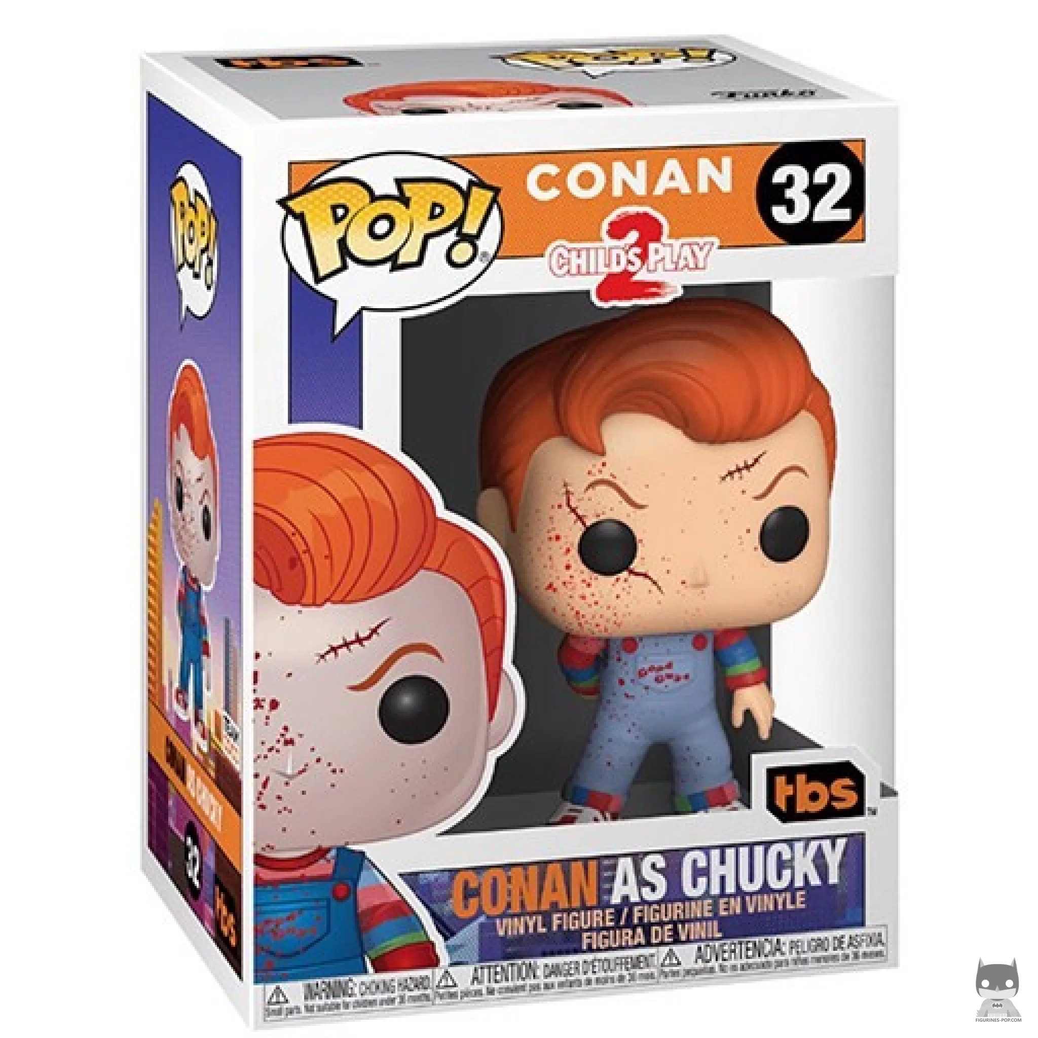 Figura Funko Pop! Conan como Chucky en su caja