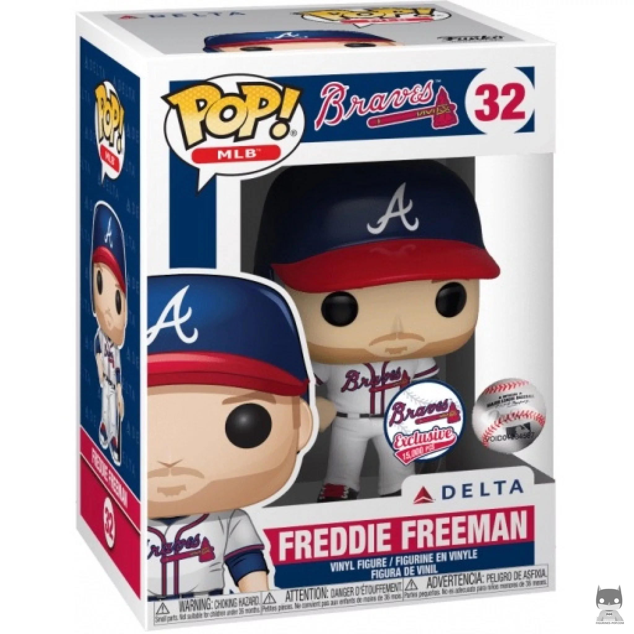 Figura Funko Pop! Freddie Freeman en su caja