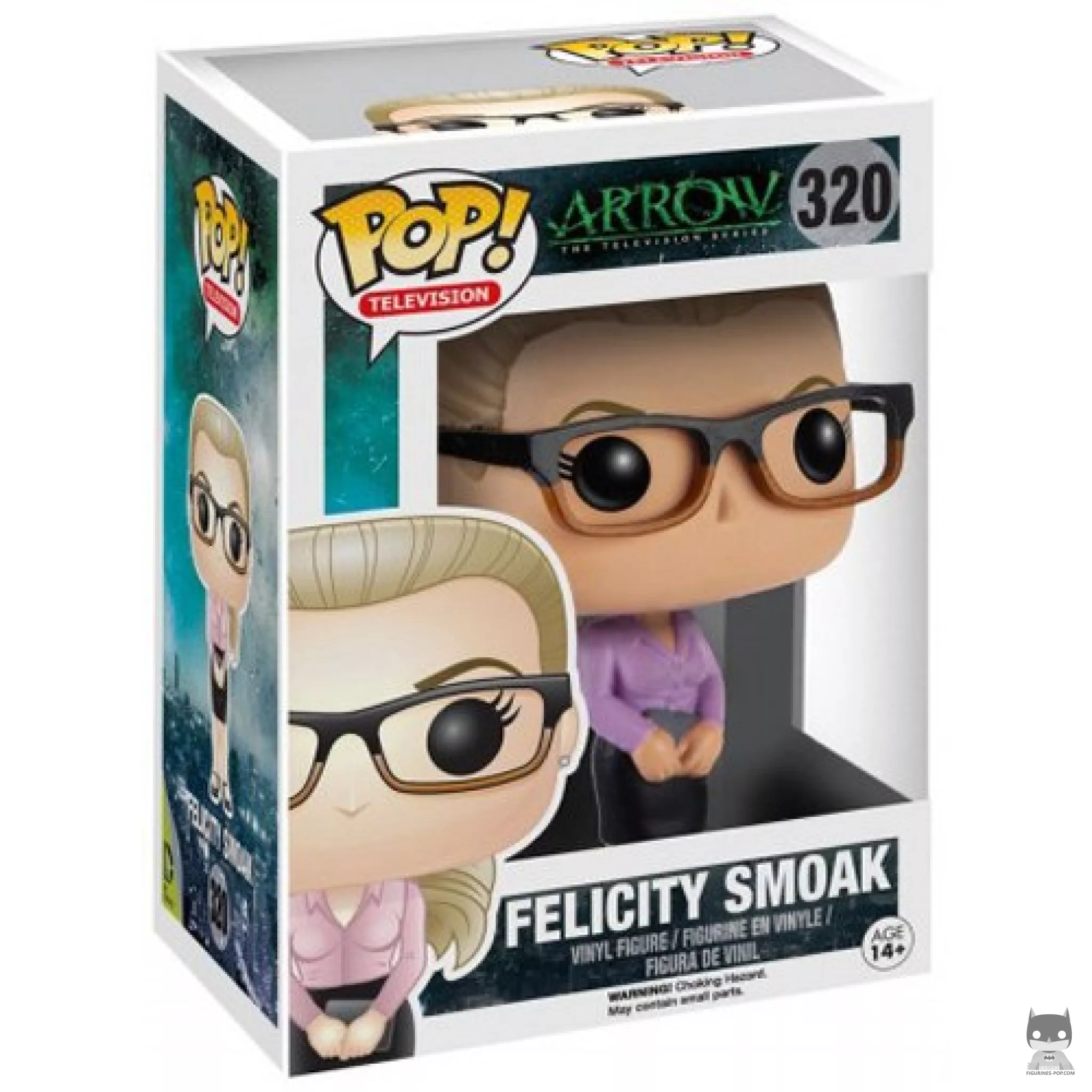 Figura Funko Pop! Felicity Smoak en su caja