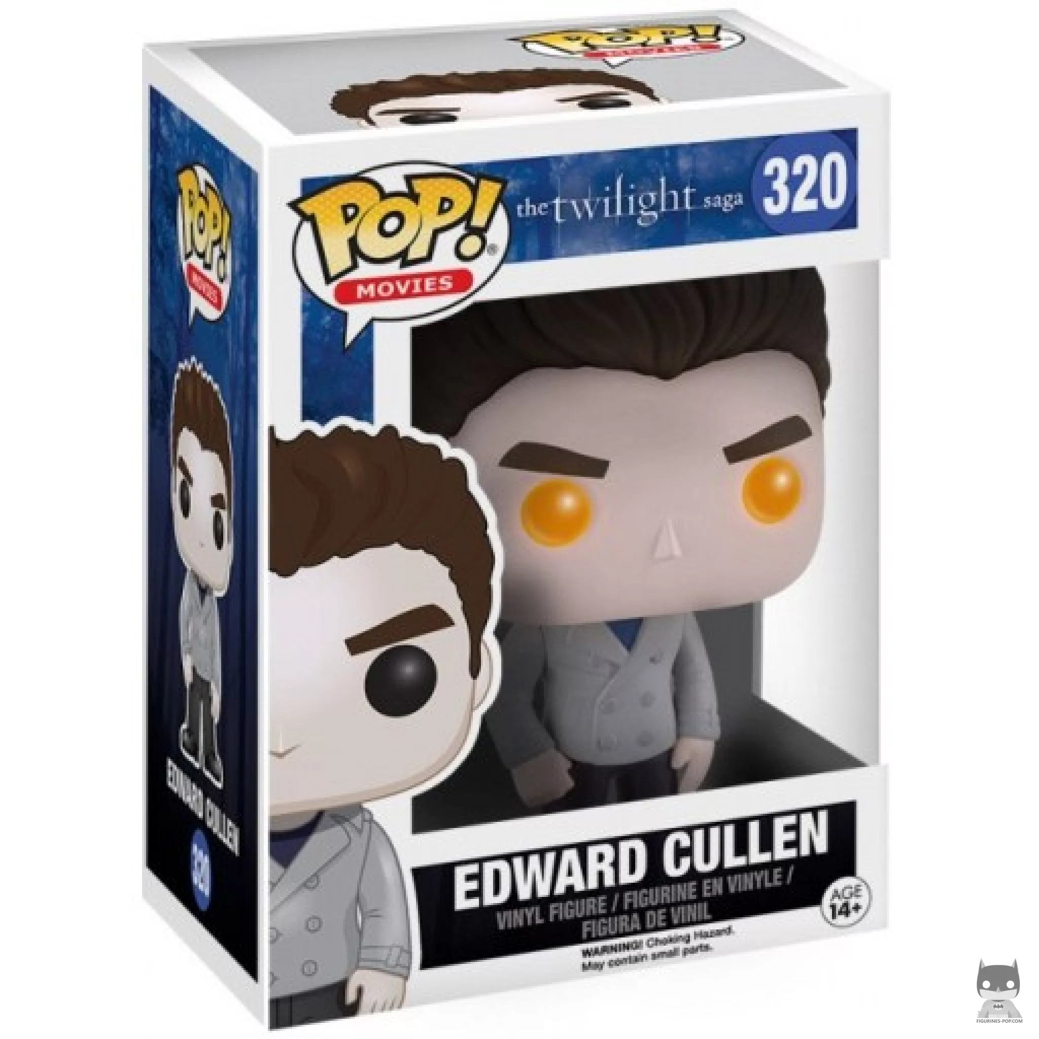 Figura Funko Pop! Edward Cullen vampiro en su caja