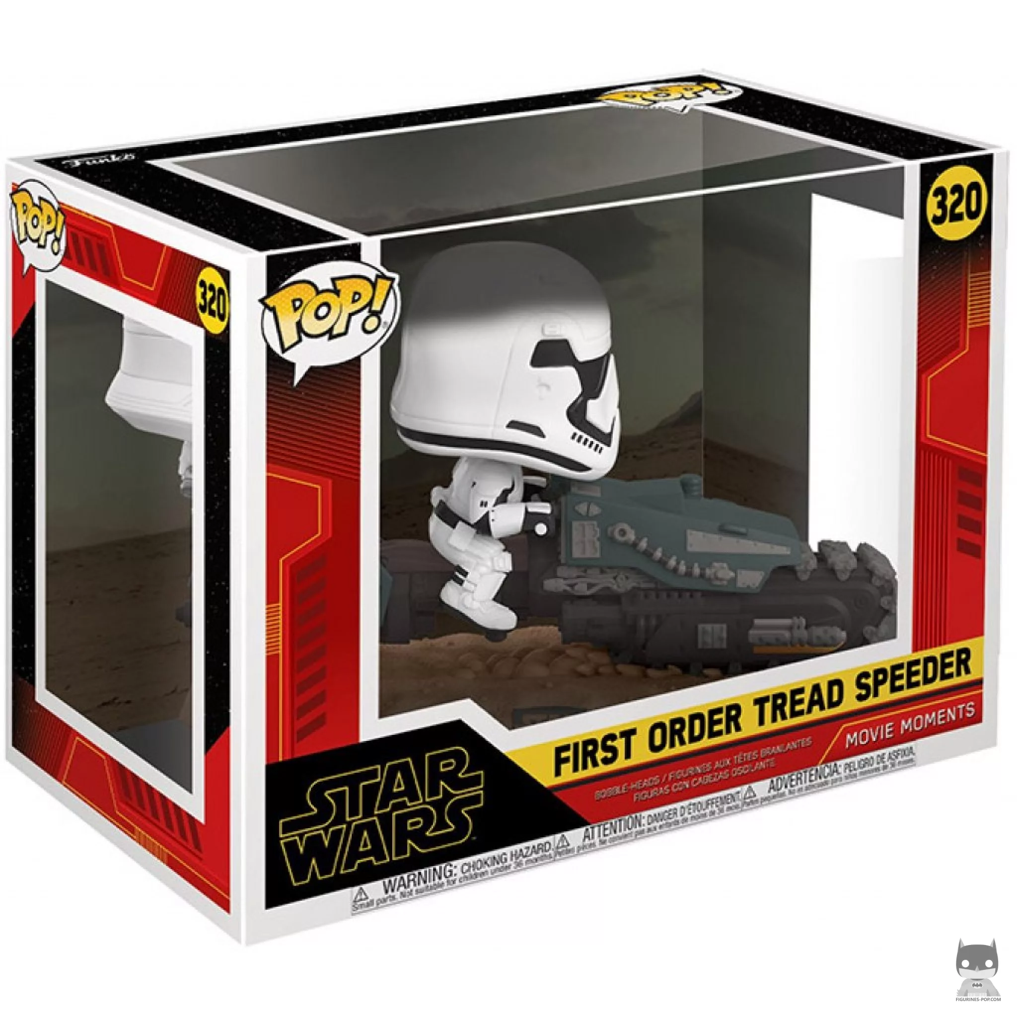 Figura Funko Pop! Speeder de orugas de la Primera Orden en su caja