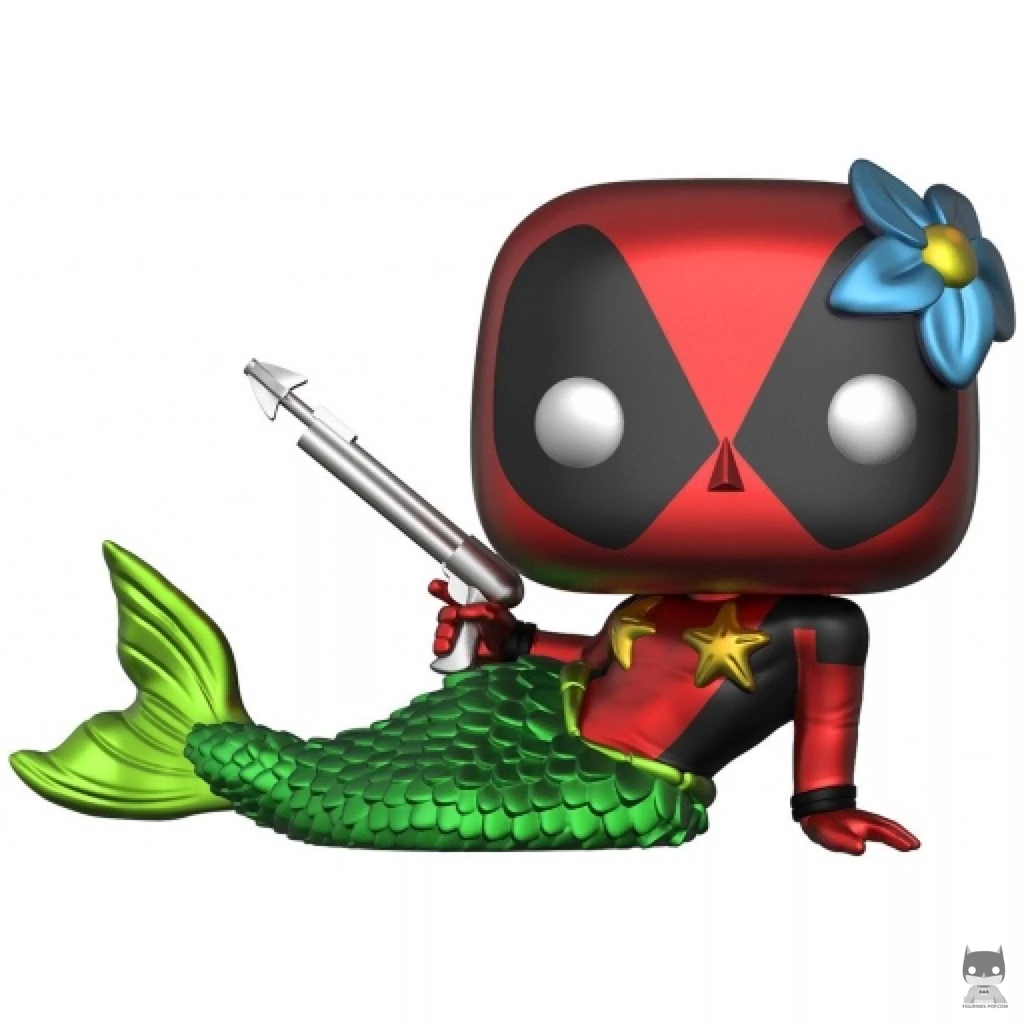 Figura Funko Pop! Deadpool sirena (Metalizado) (Deadpool)