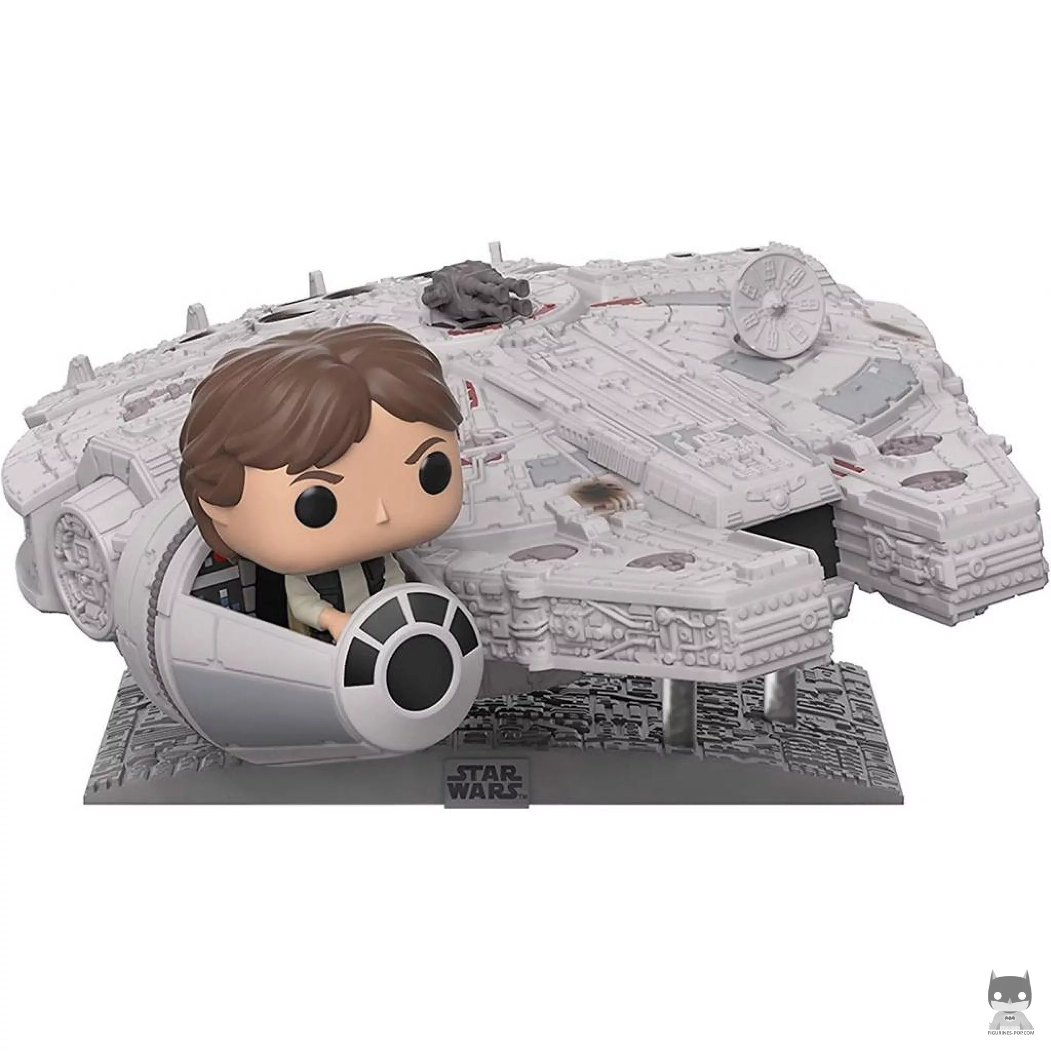 Figura Funko Pop! Han Solo en el Halcón Milenario (Supersized) (Star Wars: Episodio VII, El despertar de la Fuerza)