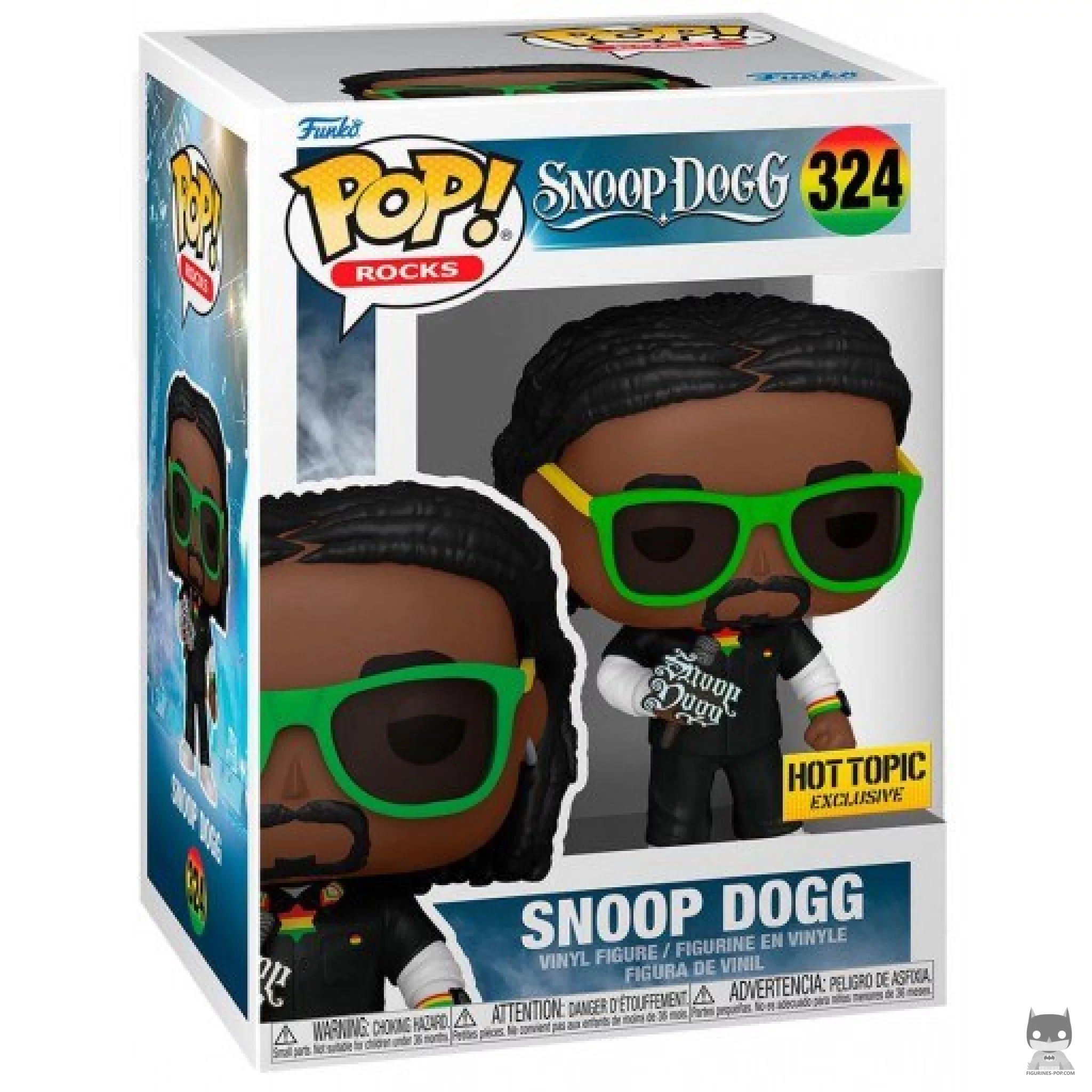 Figura Funko Pop! Snoop Dogg en su caja