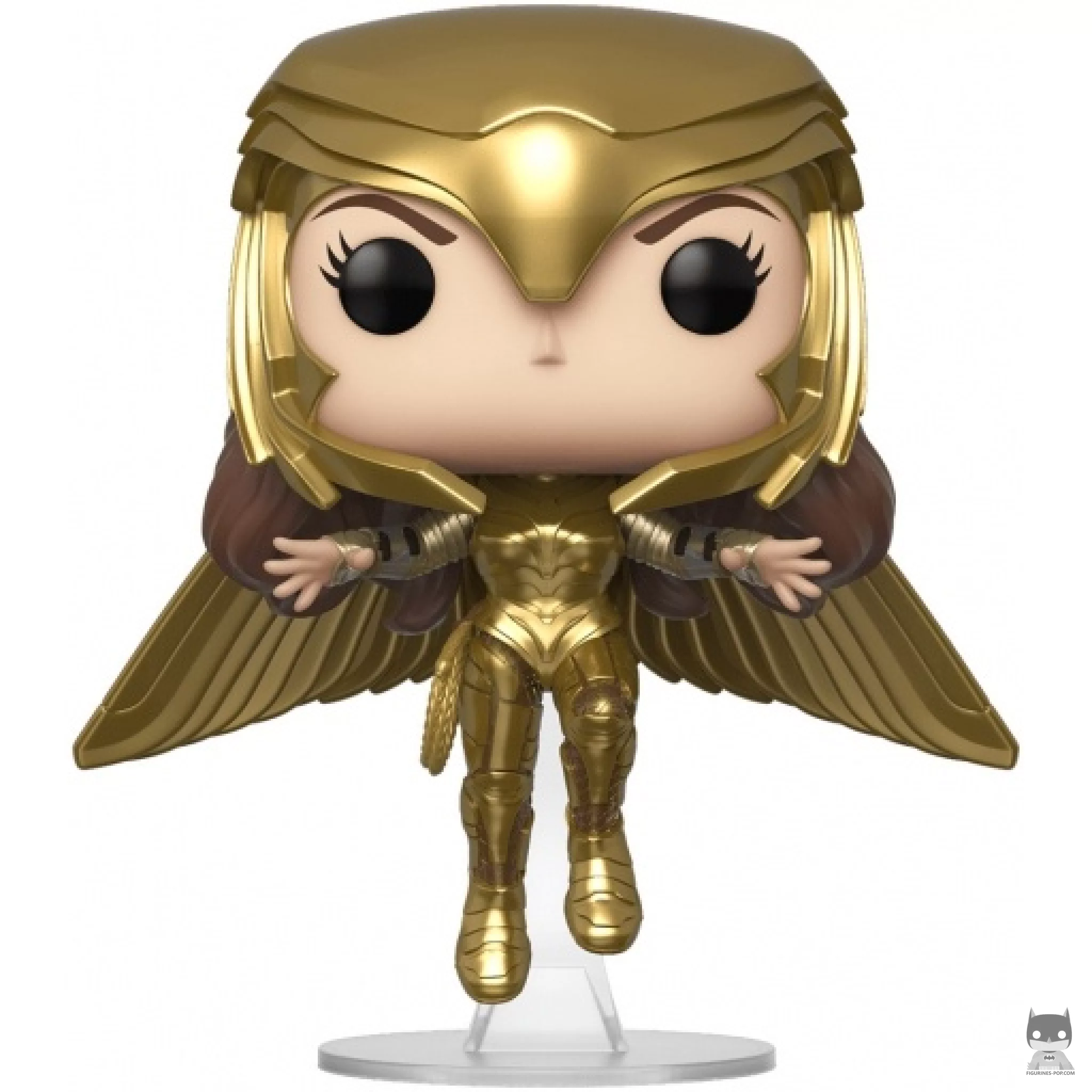 Figura Funko Pop! Wonder Woman armadura dorada volando (Metalizado) (Wonder Woman 1984)