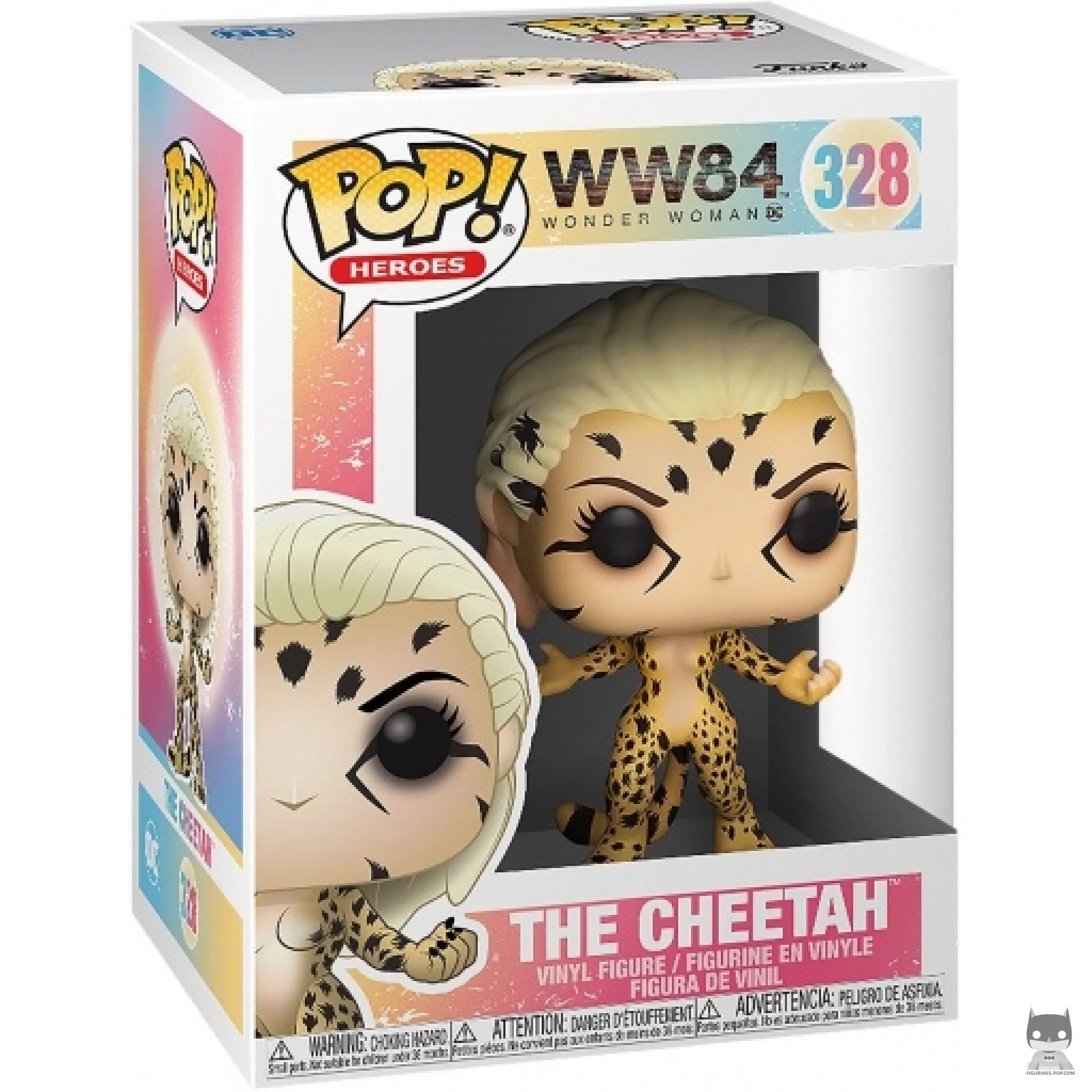 Figura Funko Pop! Cheetah en su caja