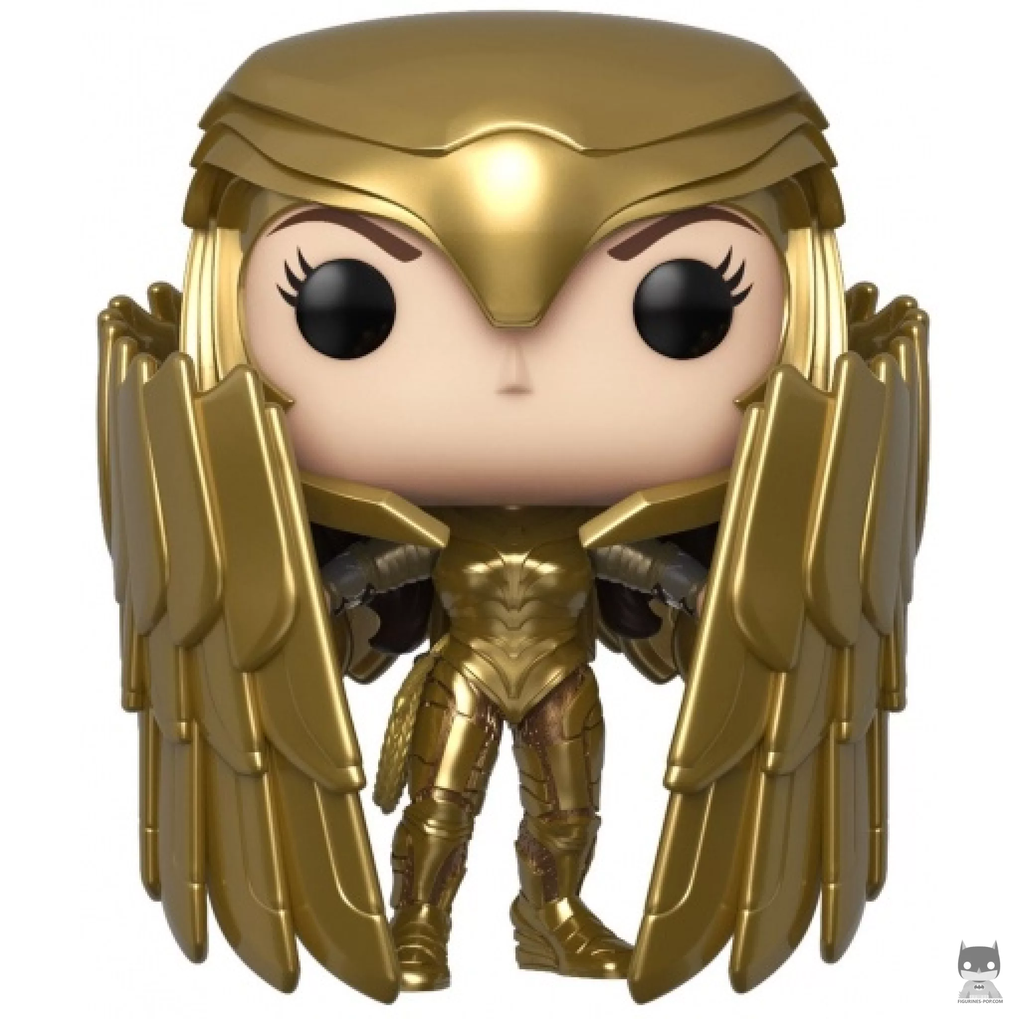 Figura Funko Pop! Wonder Woman armadura dorada con escudo (Metalizado) (Wonder Woman 1984)