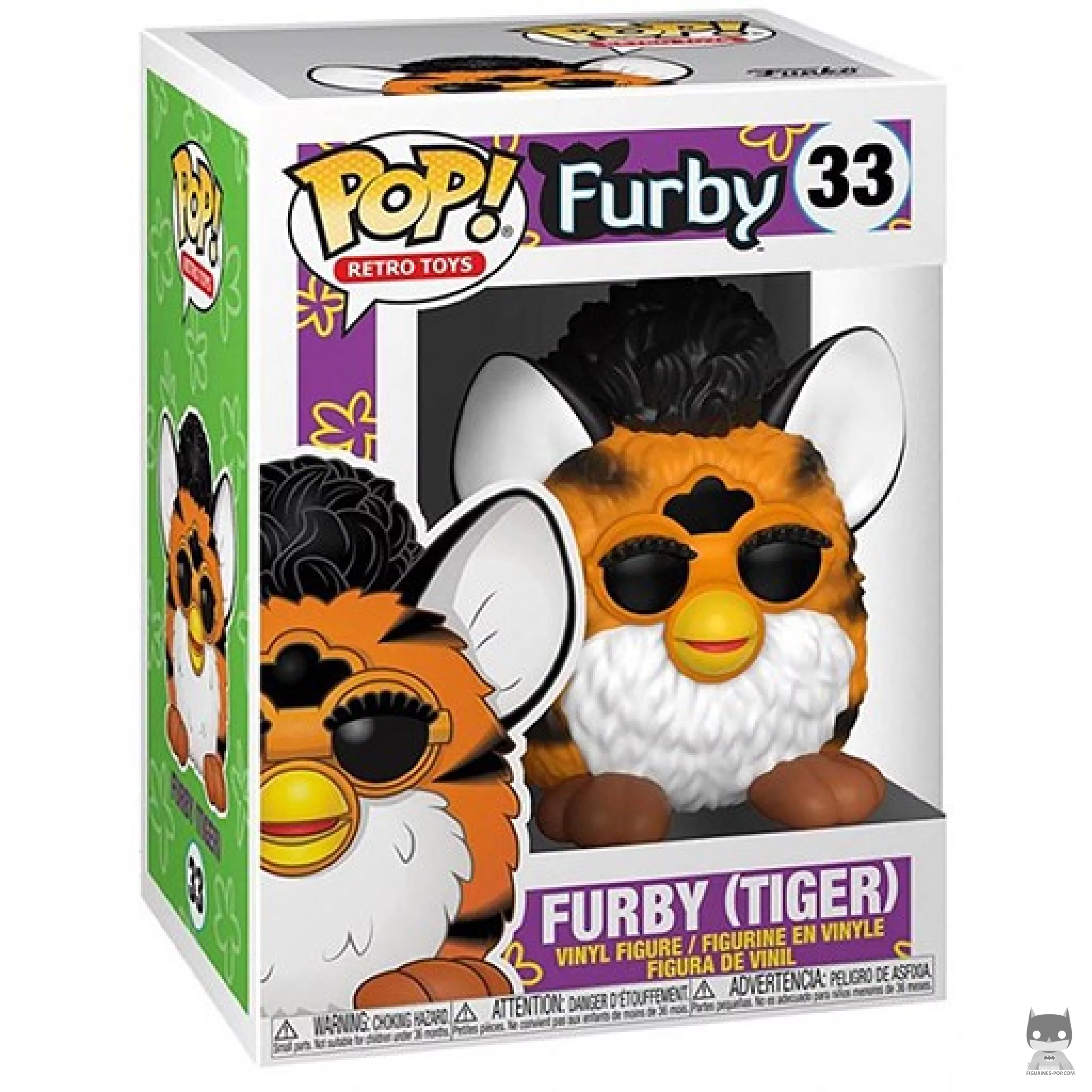 Figura Funko Pop! Furby (Tigre) en su caja
