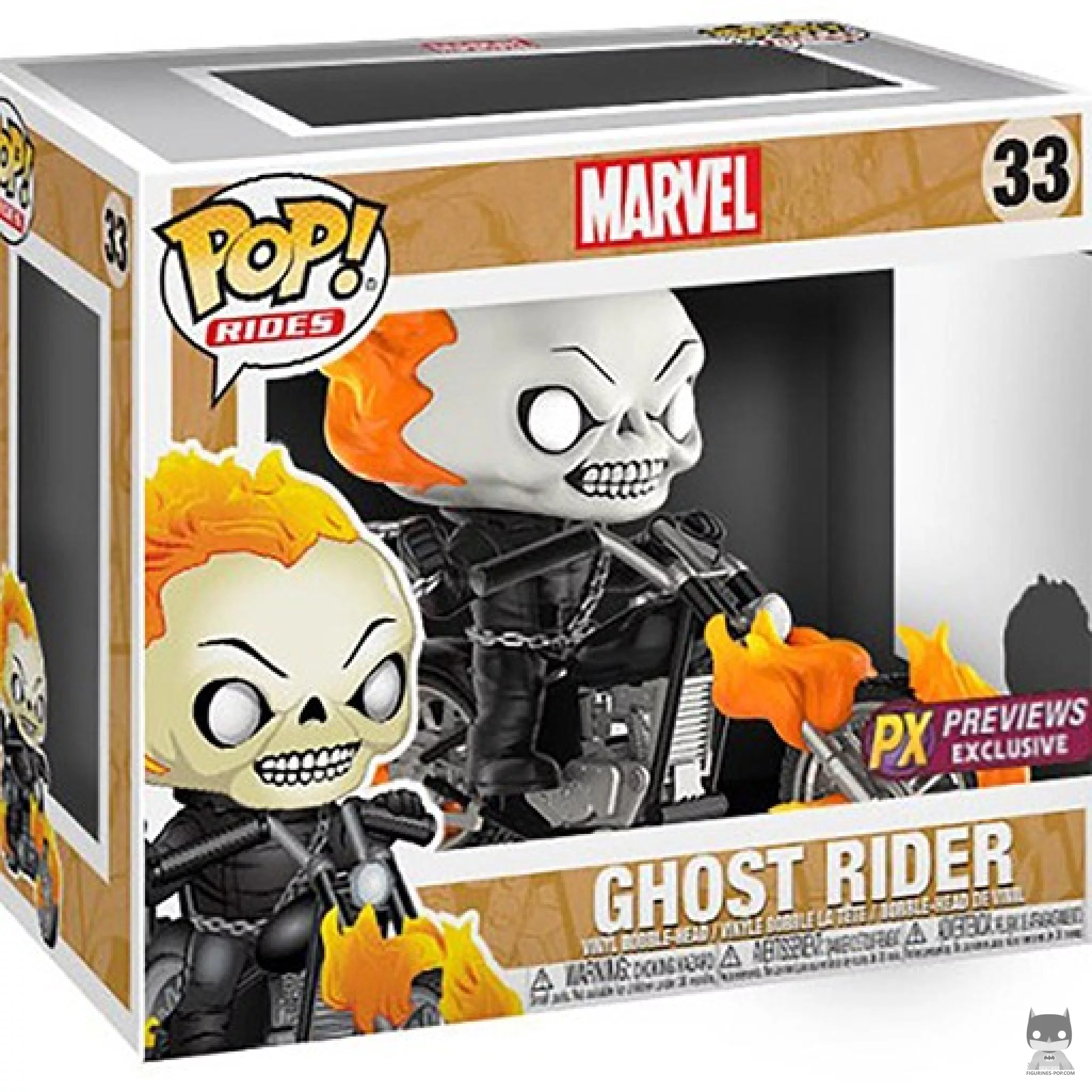 Figura Funko Pop! Ghost Rider en su caja