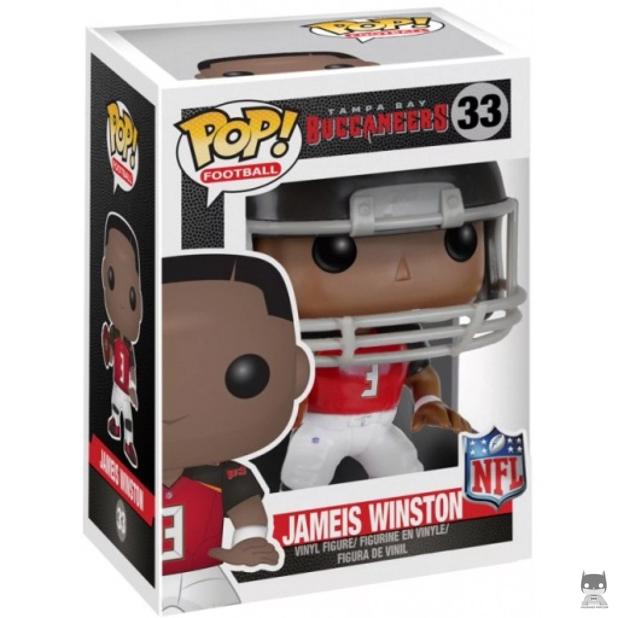 Figura Funko Pop! Jameis Winston en su caja