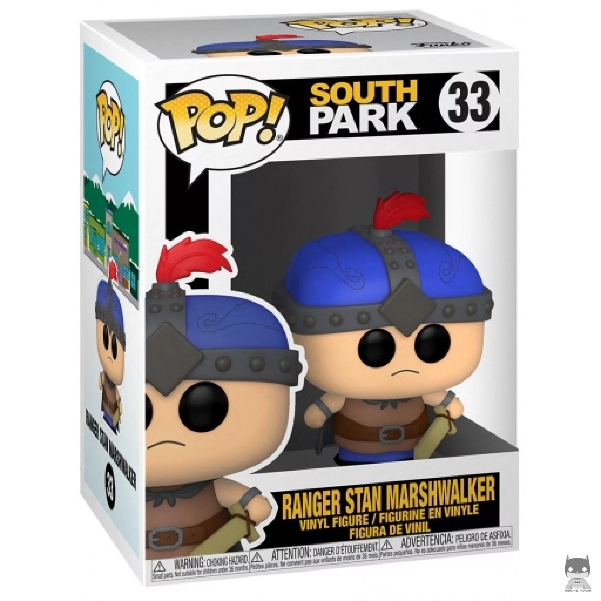 Figura Funko Pop! Stan Marshwalker explorador (La Vara de la Verdad) en su caja
